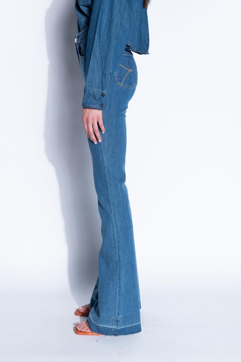 Jeans clare flare high waist Kaos Denim