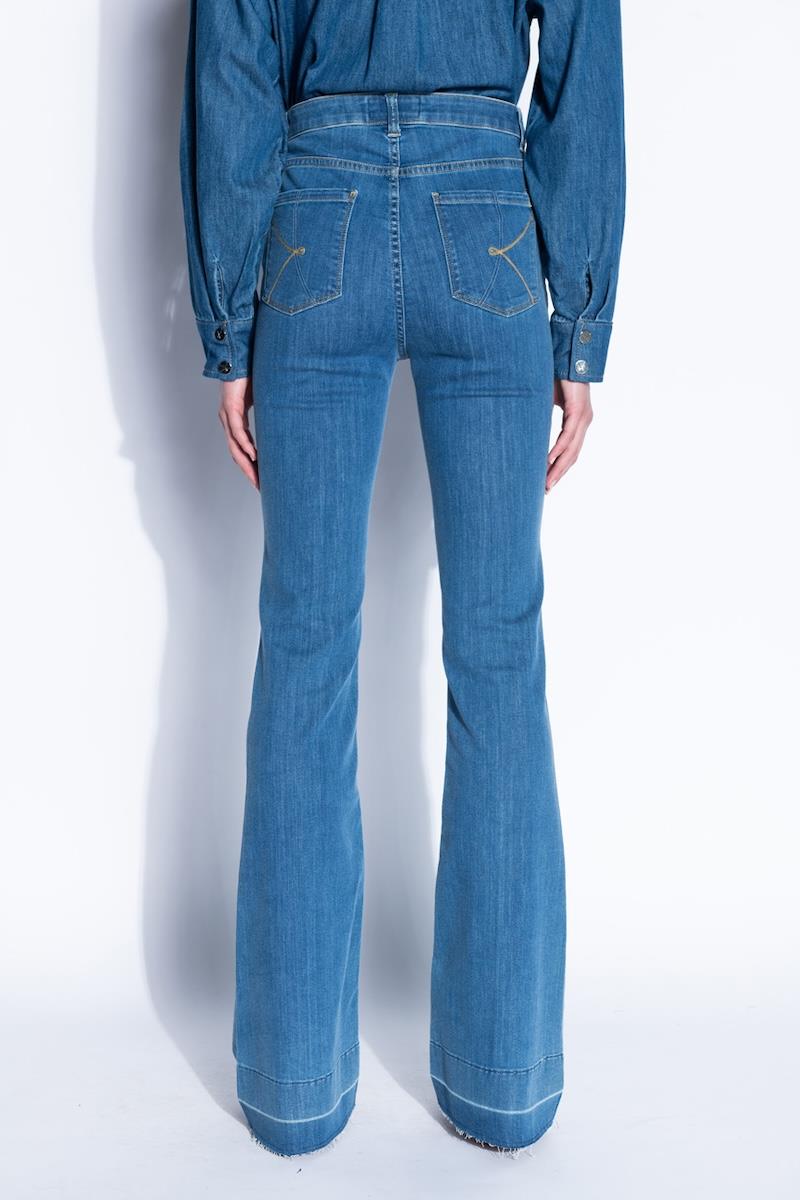 Jeans clare flare high waist Kaos Denim
