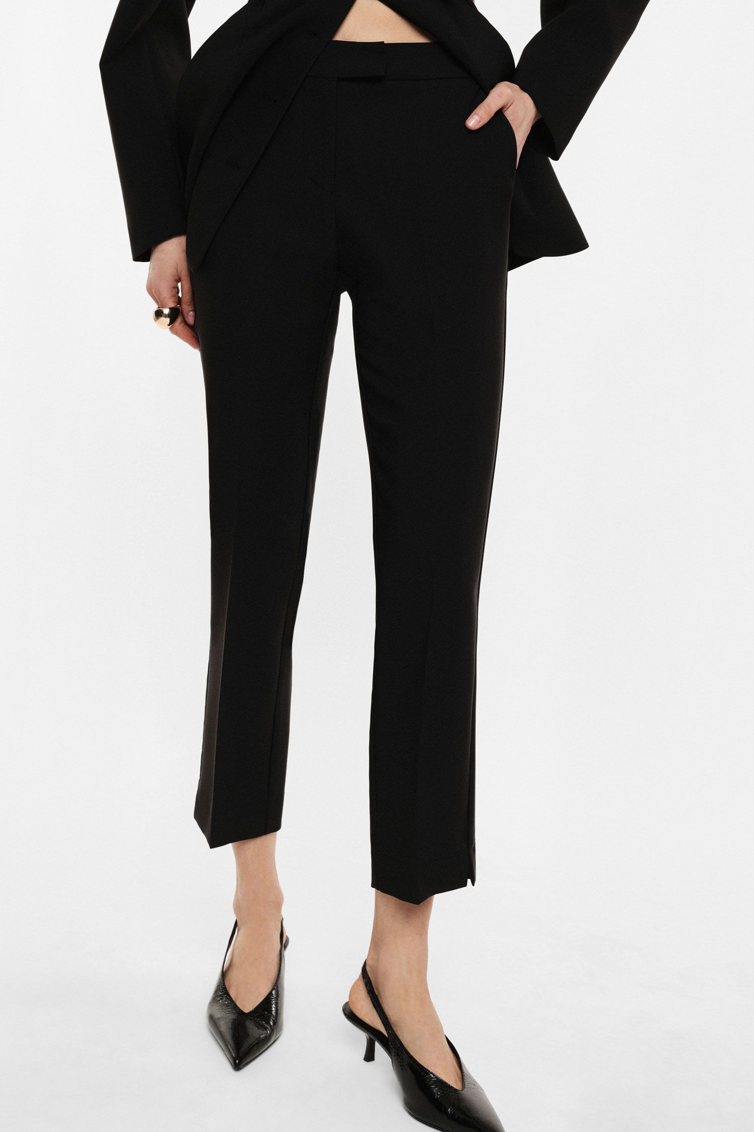 Trousers cropped fit taglio diritto sartoriale Imperial