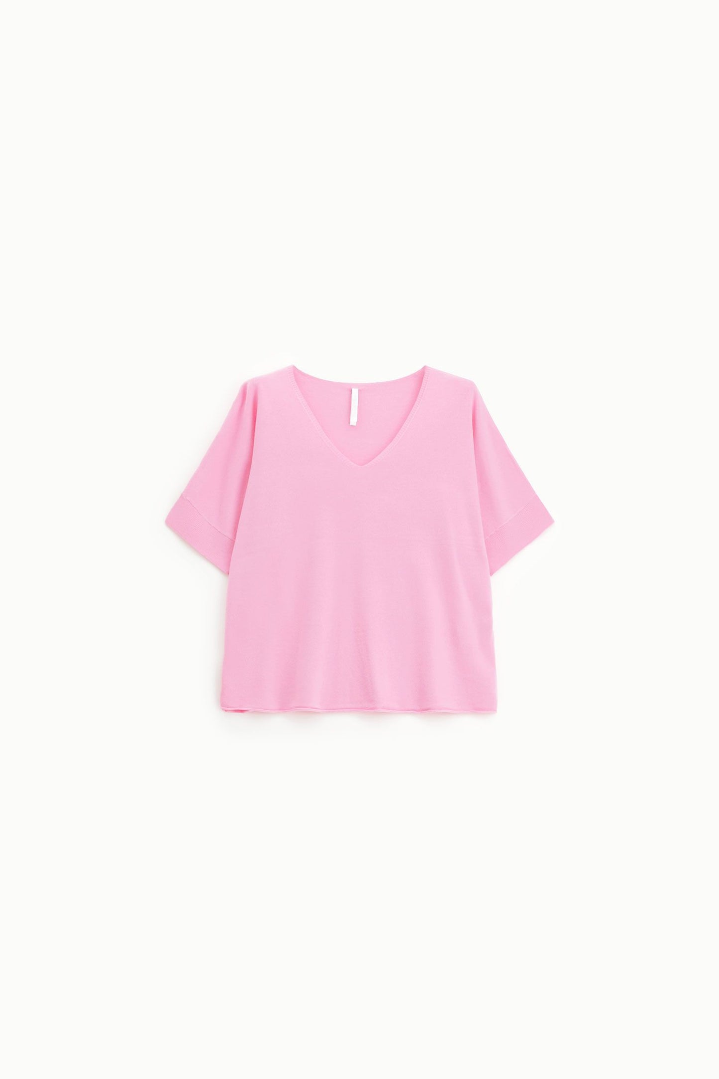 Maglia maniche corte v scollo