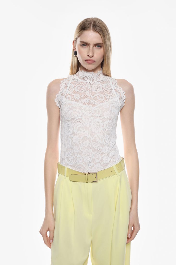 Bodysuits con pizzo floreale Imperial