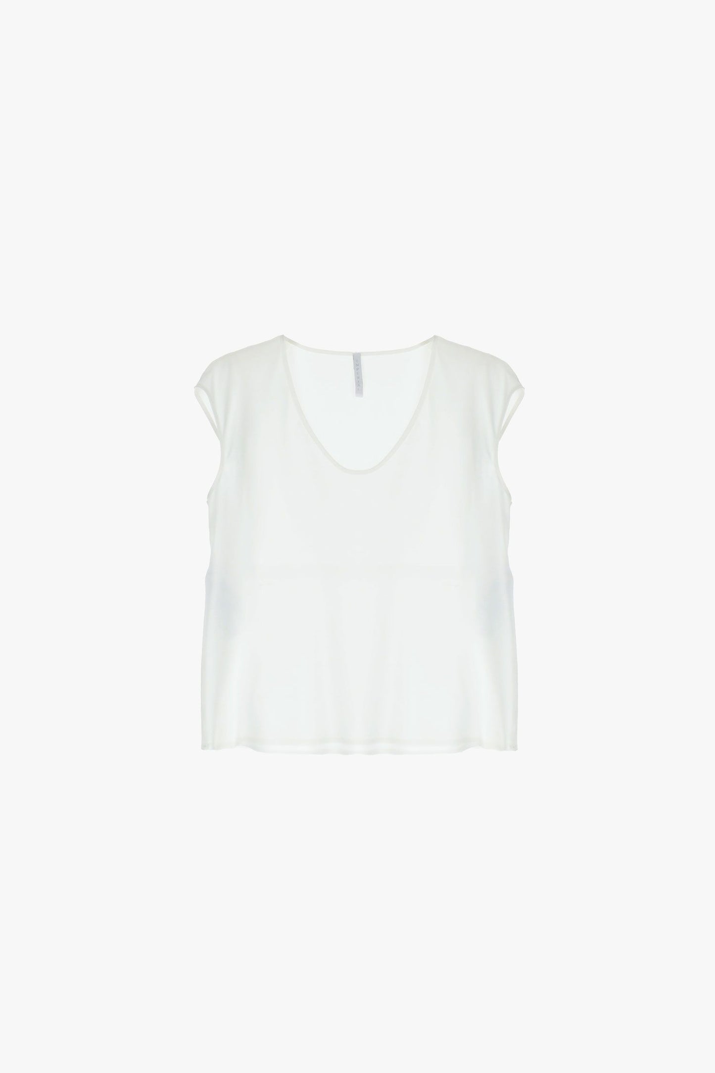 Blusa fluida smanicata con scollo a v Imperial