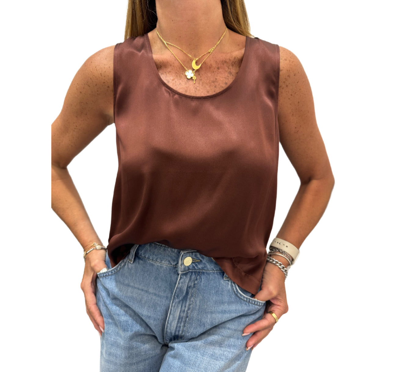 Camicia in seta Kaos Donna