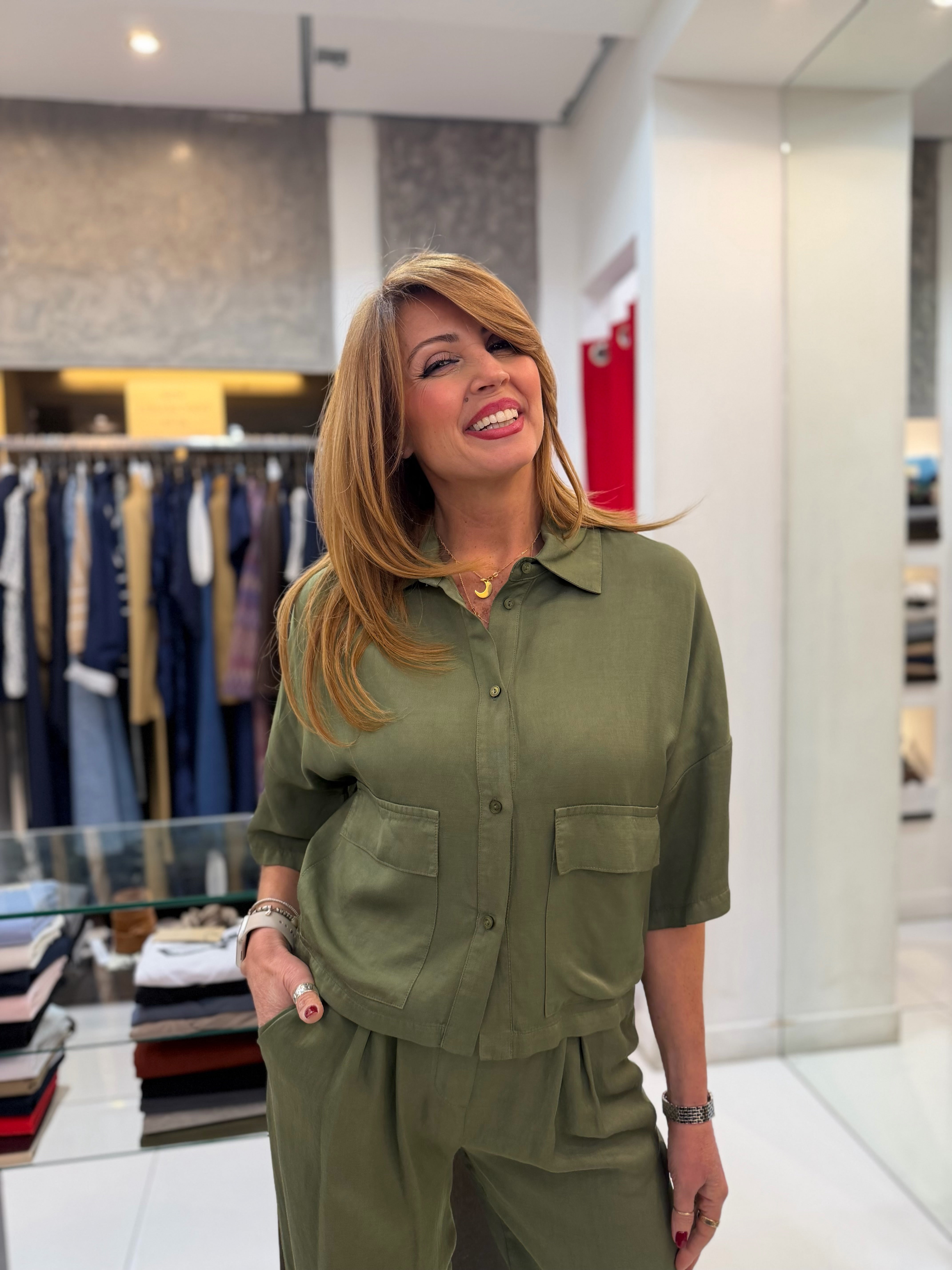 Camicia cropped Manila Grace