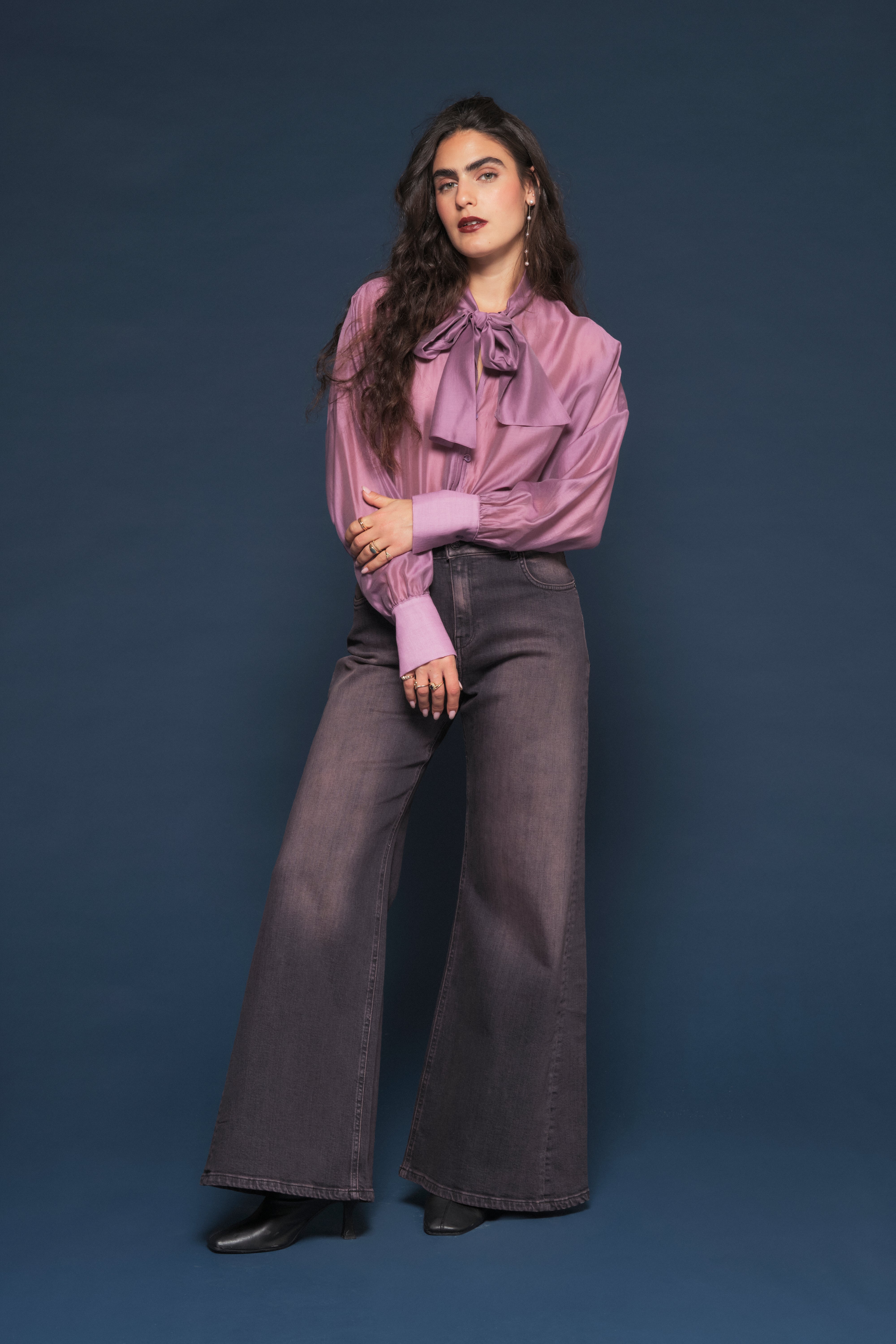 Jeans wide leg Kaos Denim