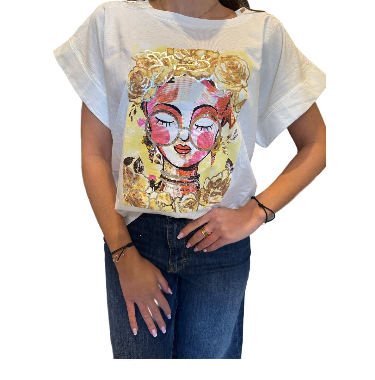 T-shirt con stampe Emisphere