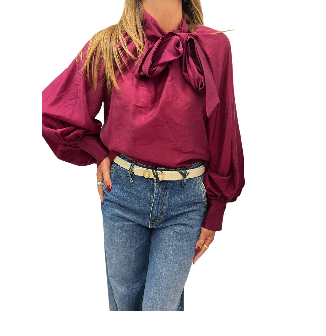 Camicia con fiocco Brizzi