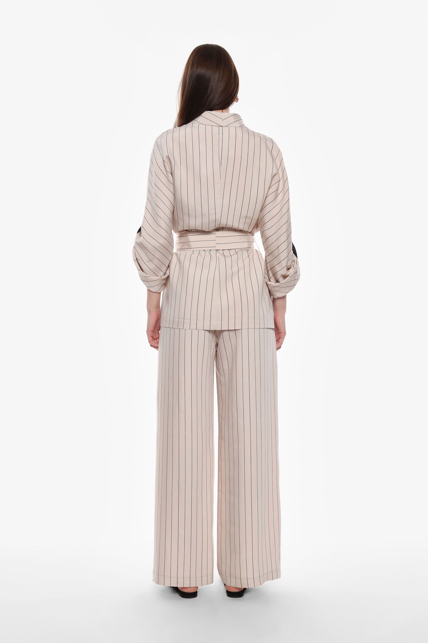 Pantaloni a righe wide-leg Imperial