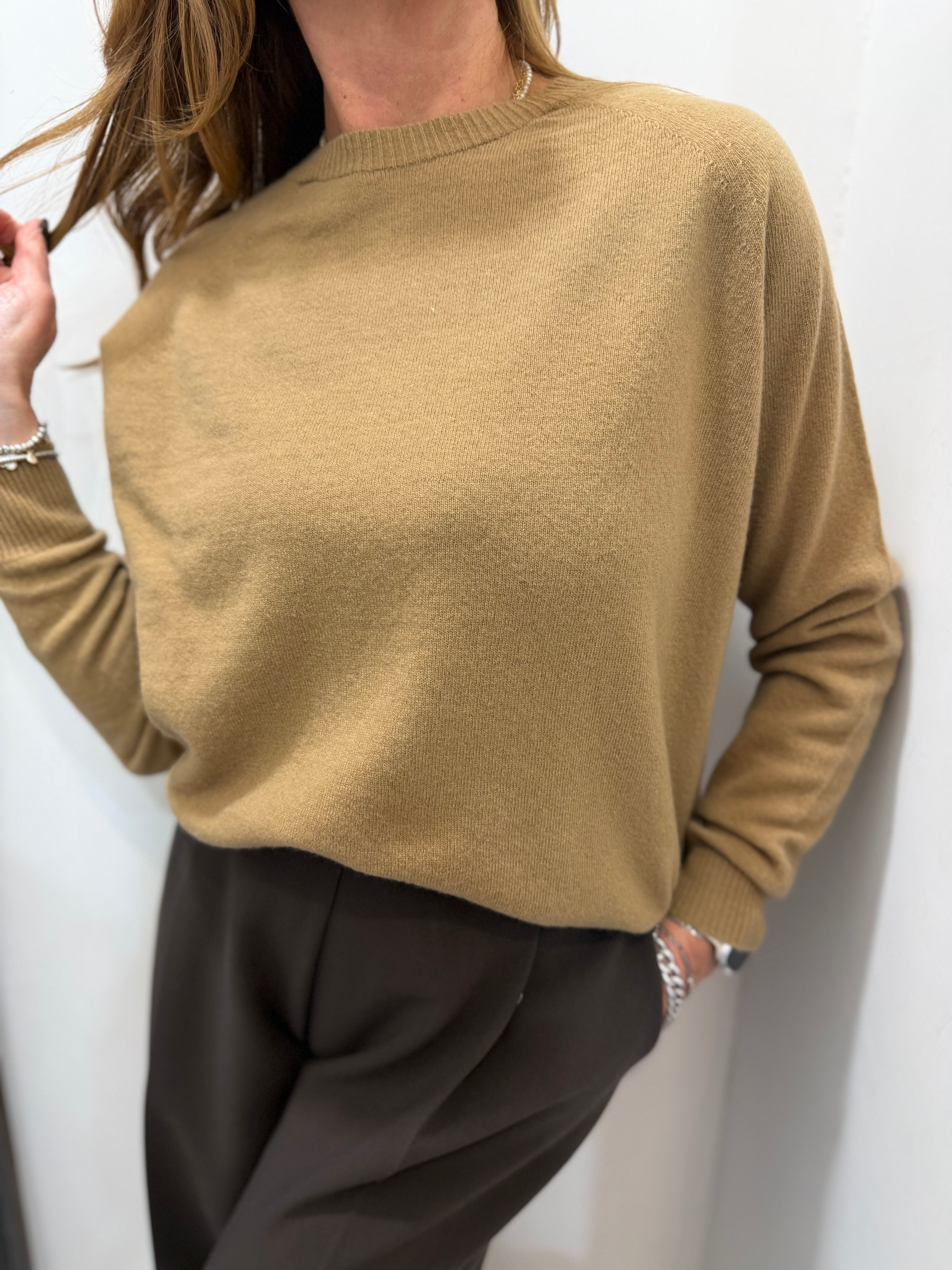 Maglia girocollo in lana Angela Davis