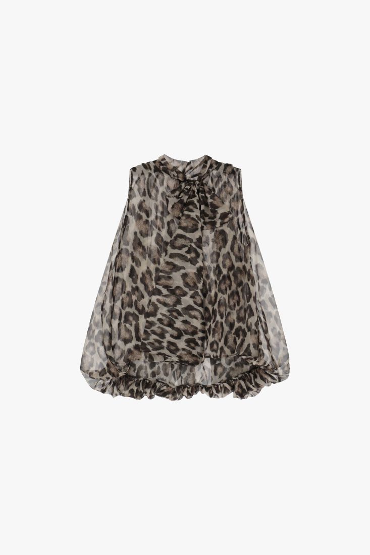 Camicia con collo a punta stampa Imperial