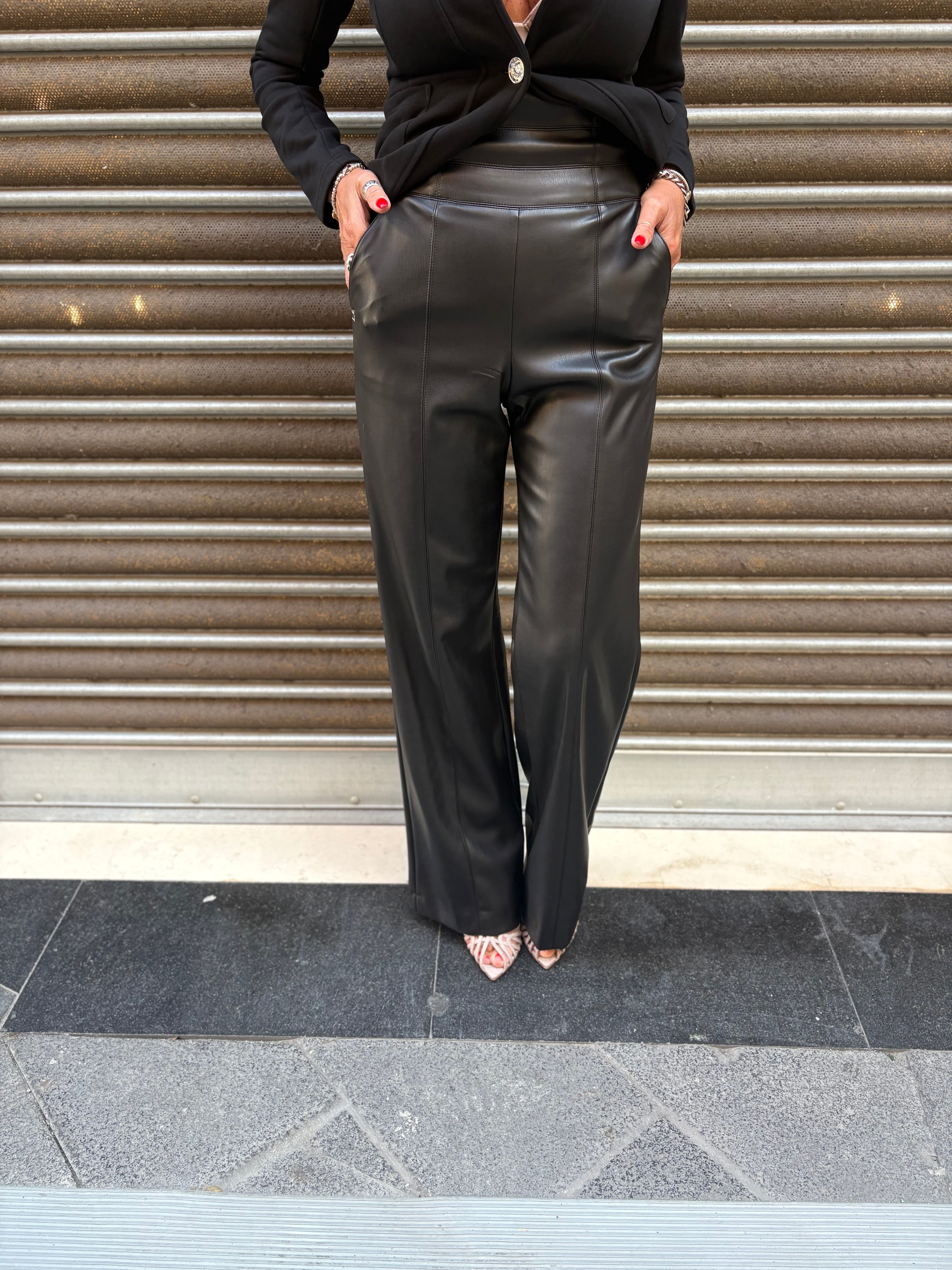 Pantalone ecopelle Manila Grace