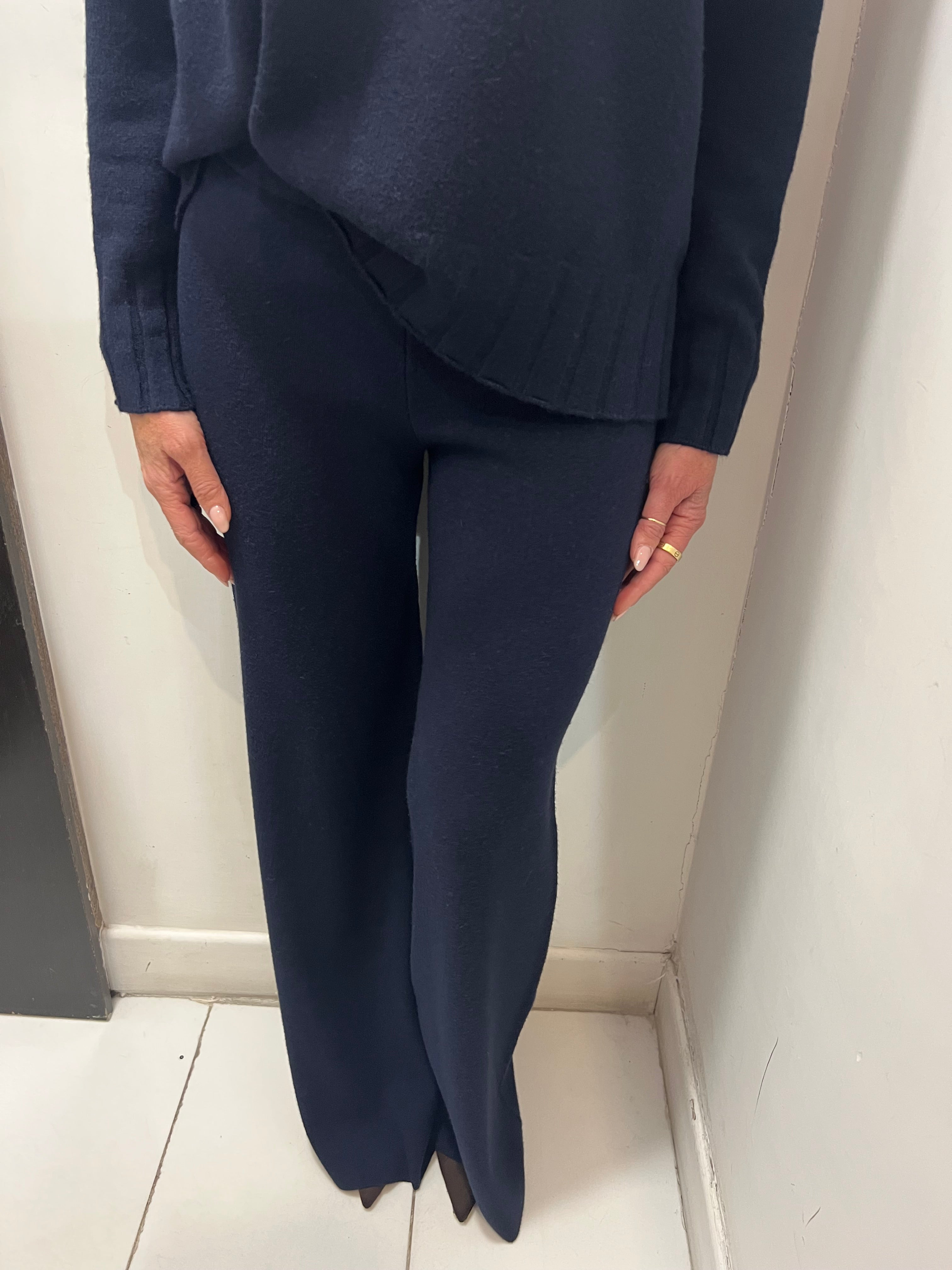 Coordinato in maglia collo alto Angela Davis