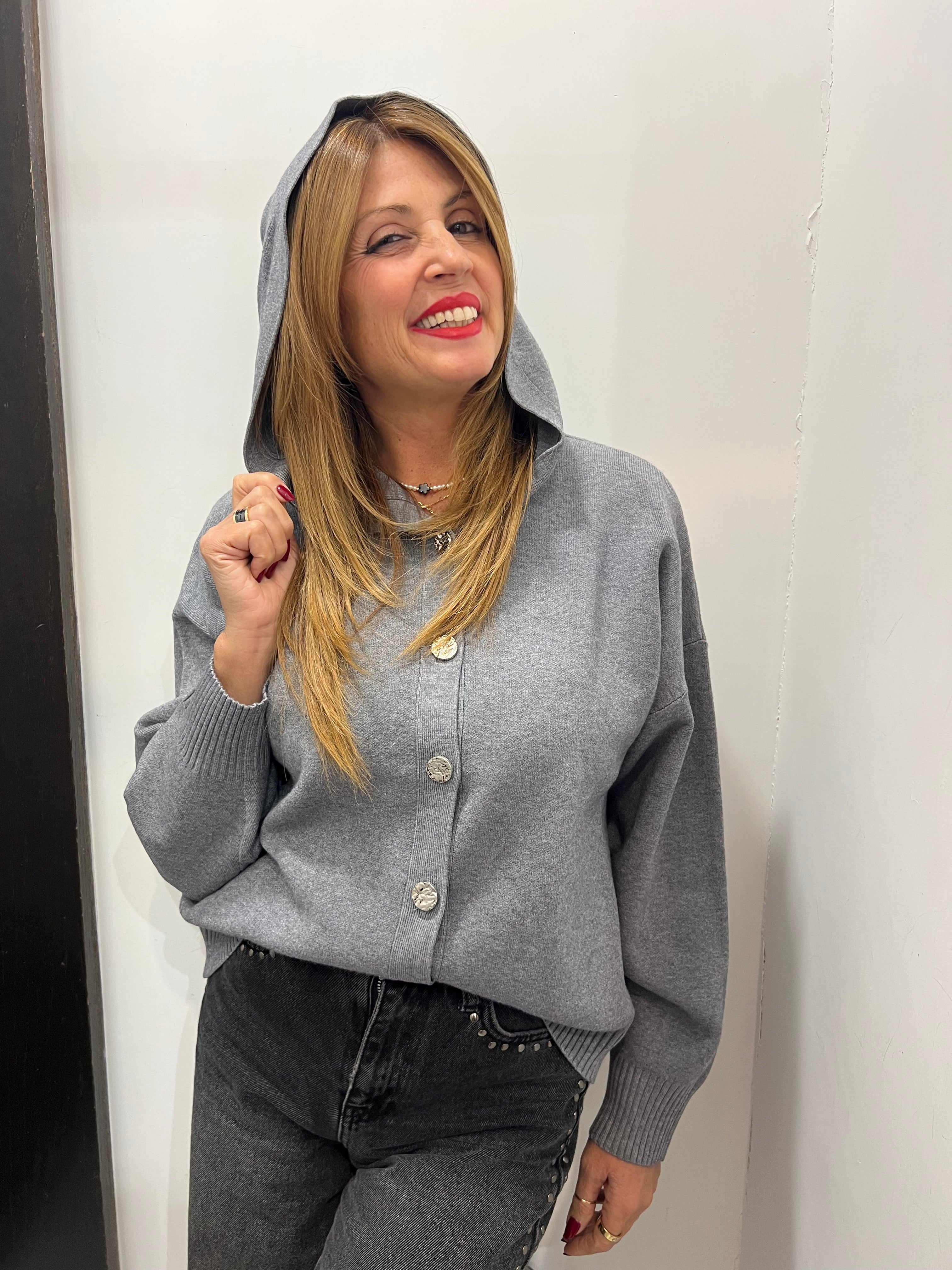 Cardigan soft hoodie Emisphere