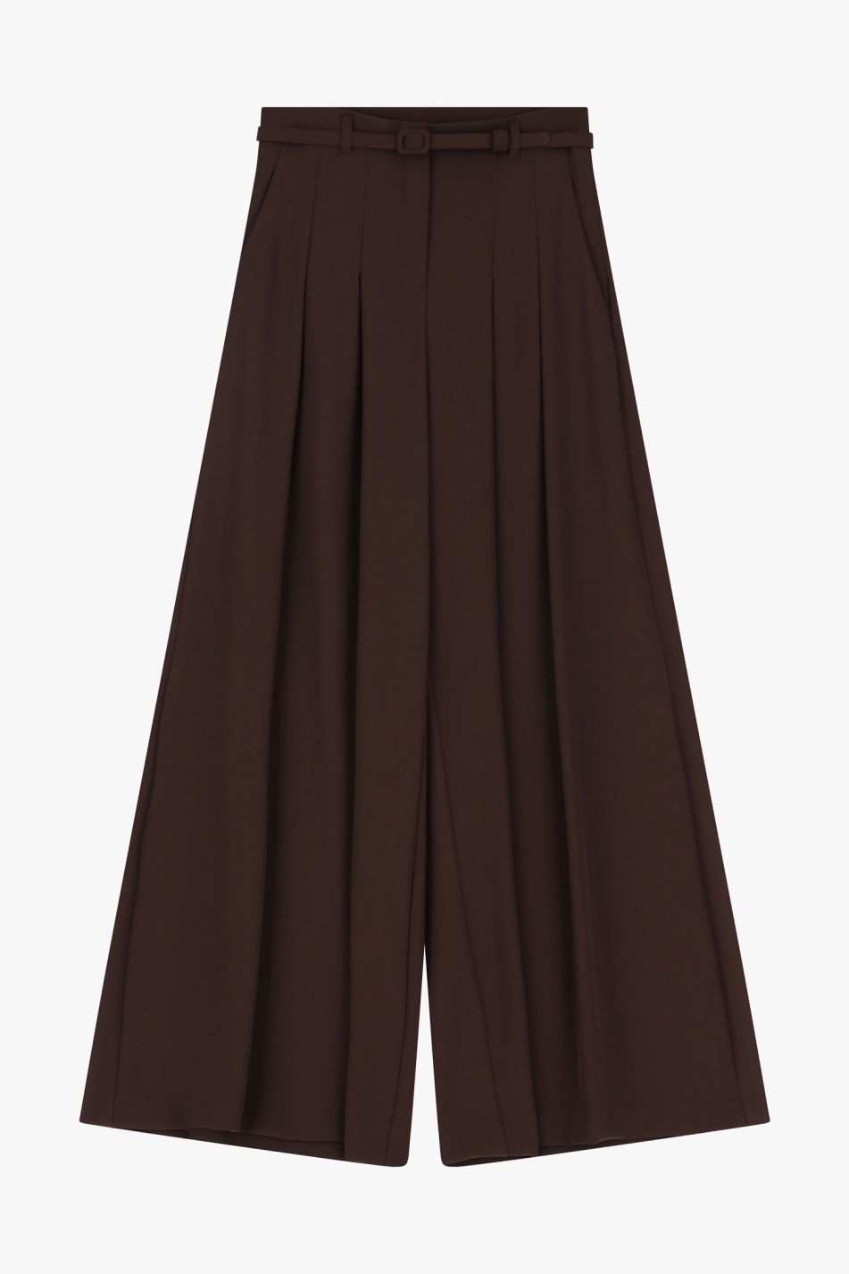 Pantaloni ampi con vita alta e pinces Imperial