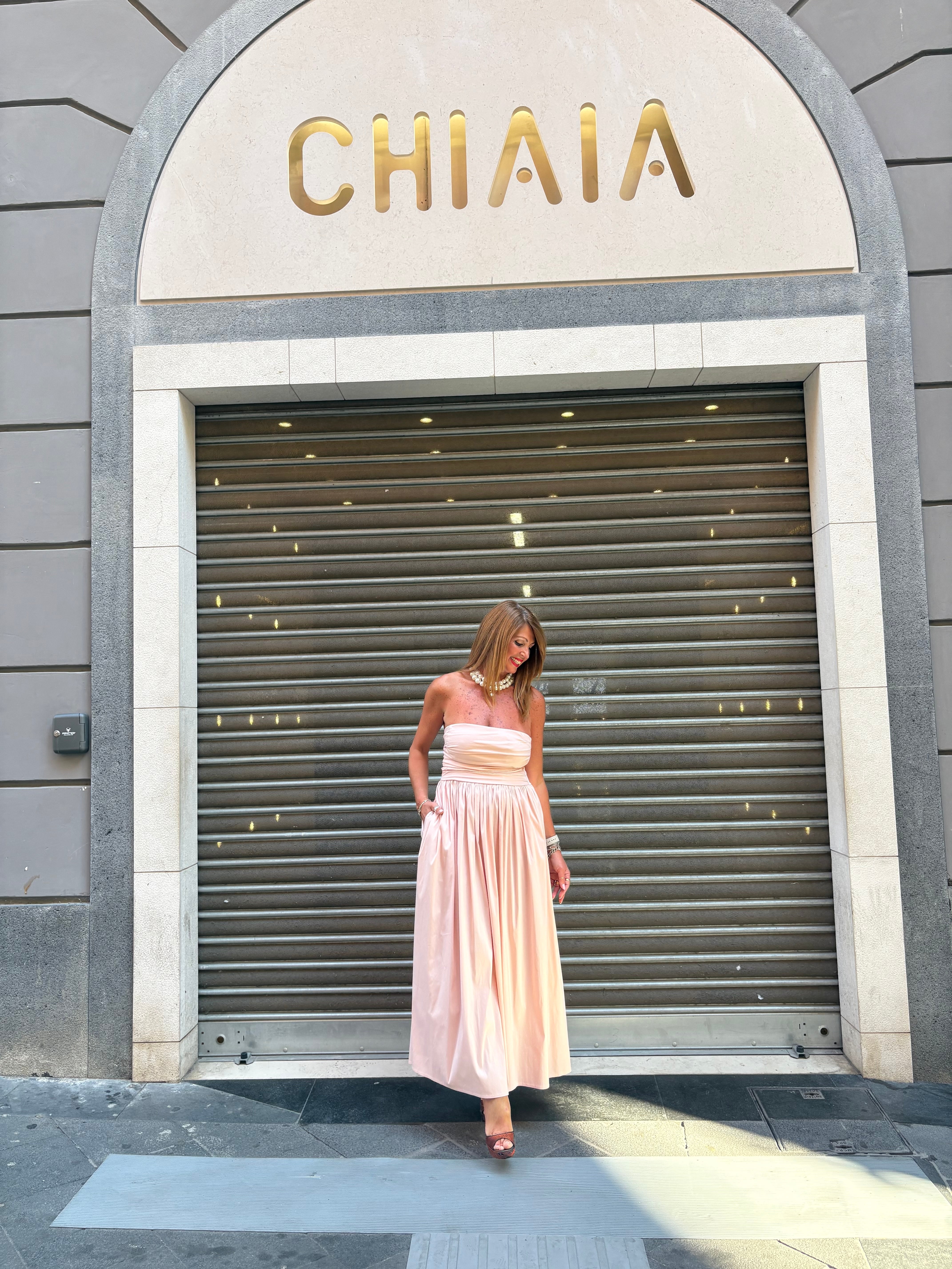 Abito a fascia in cotone Imperial