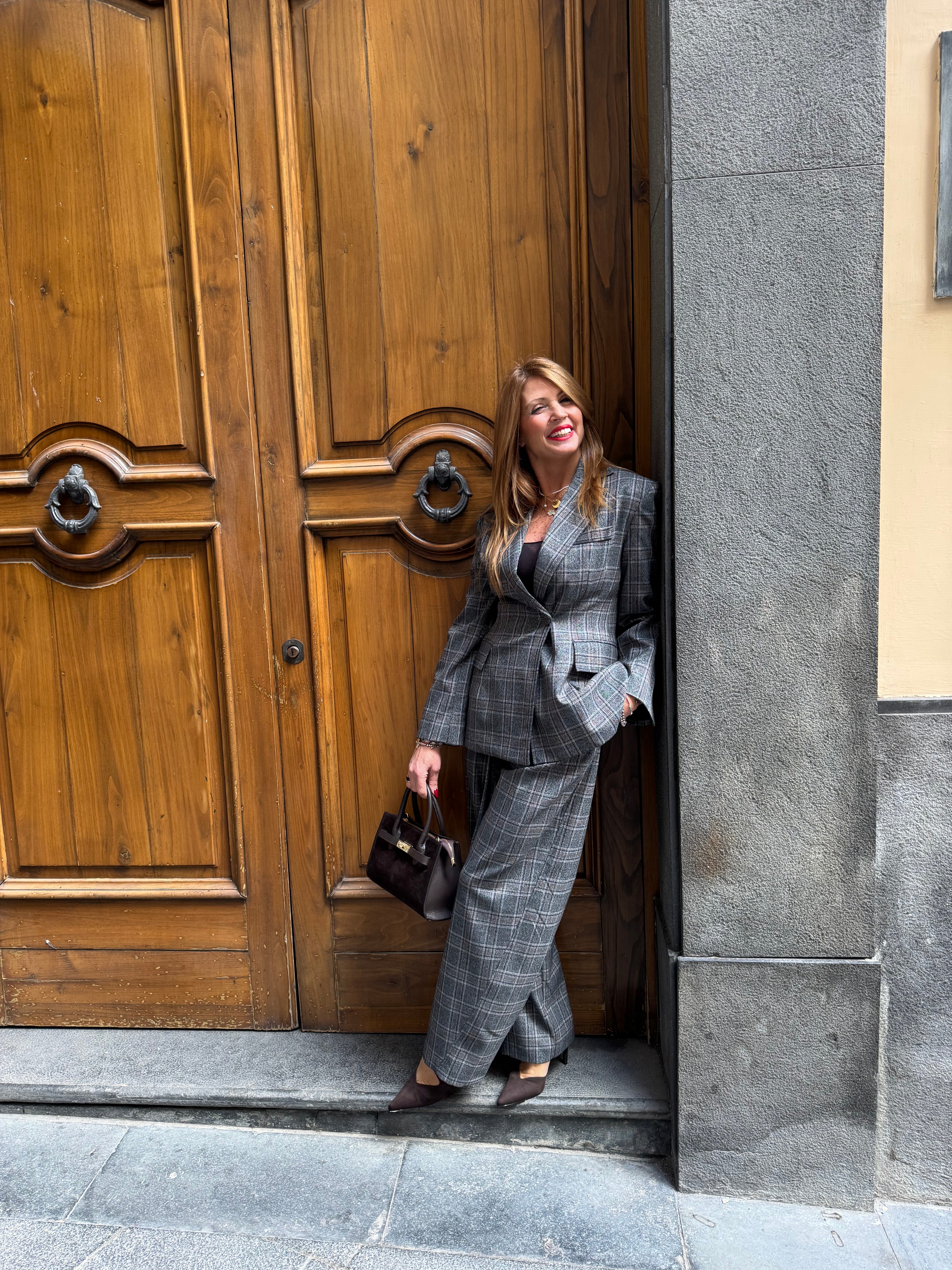 Giacca in check avvitata Imperial