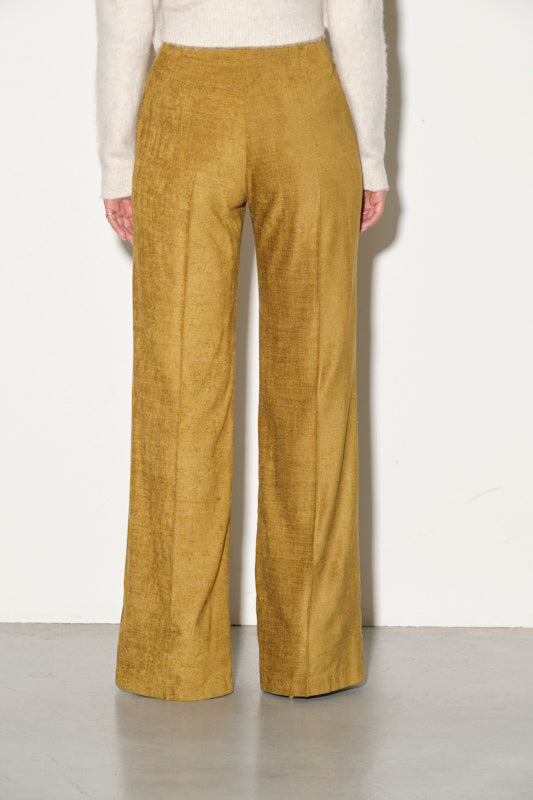 Pantaloni in velluto a palazzo Kaos Donna