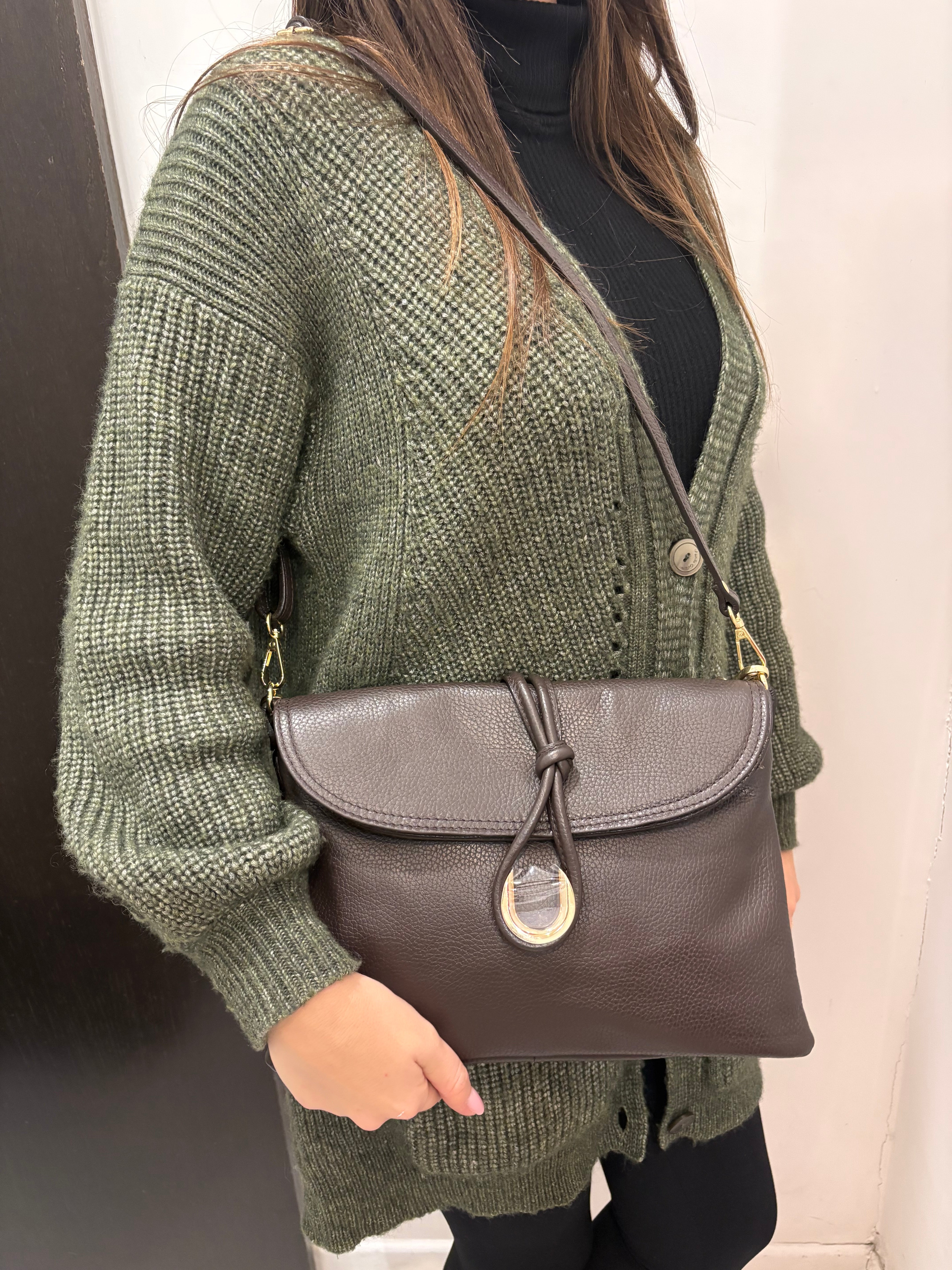 Borsa in pelle Emisphere