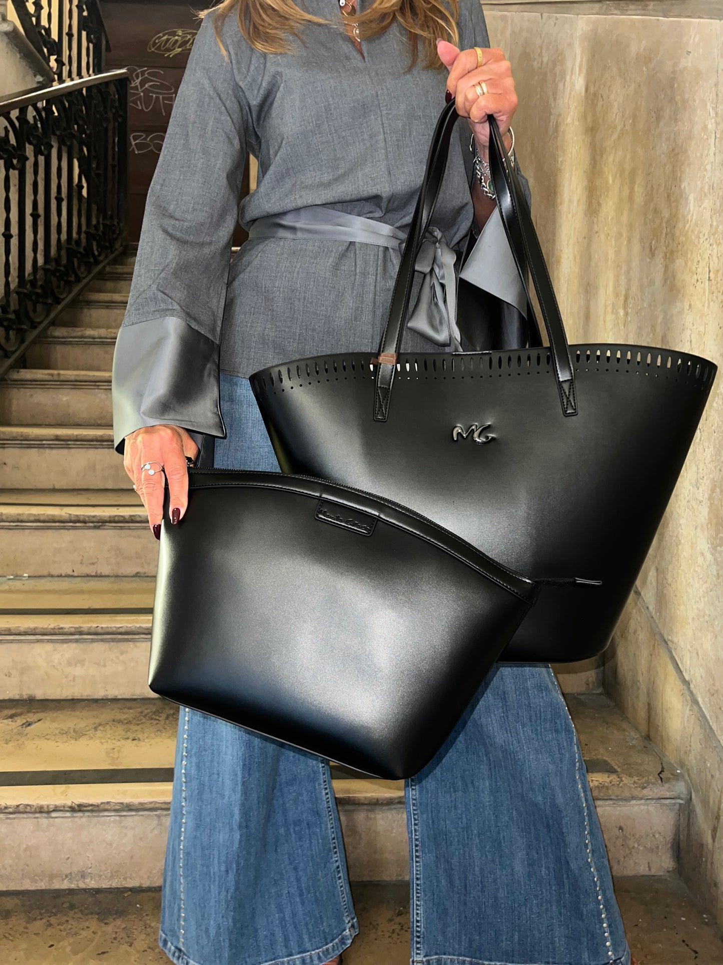 Borsa cesta maxi Manila Grace