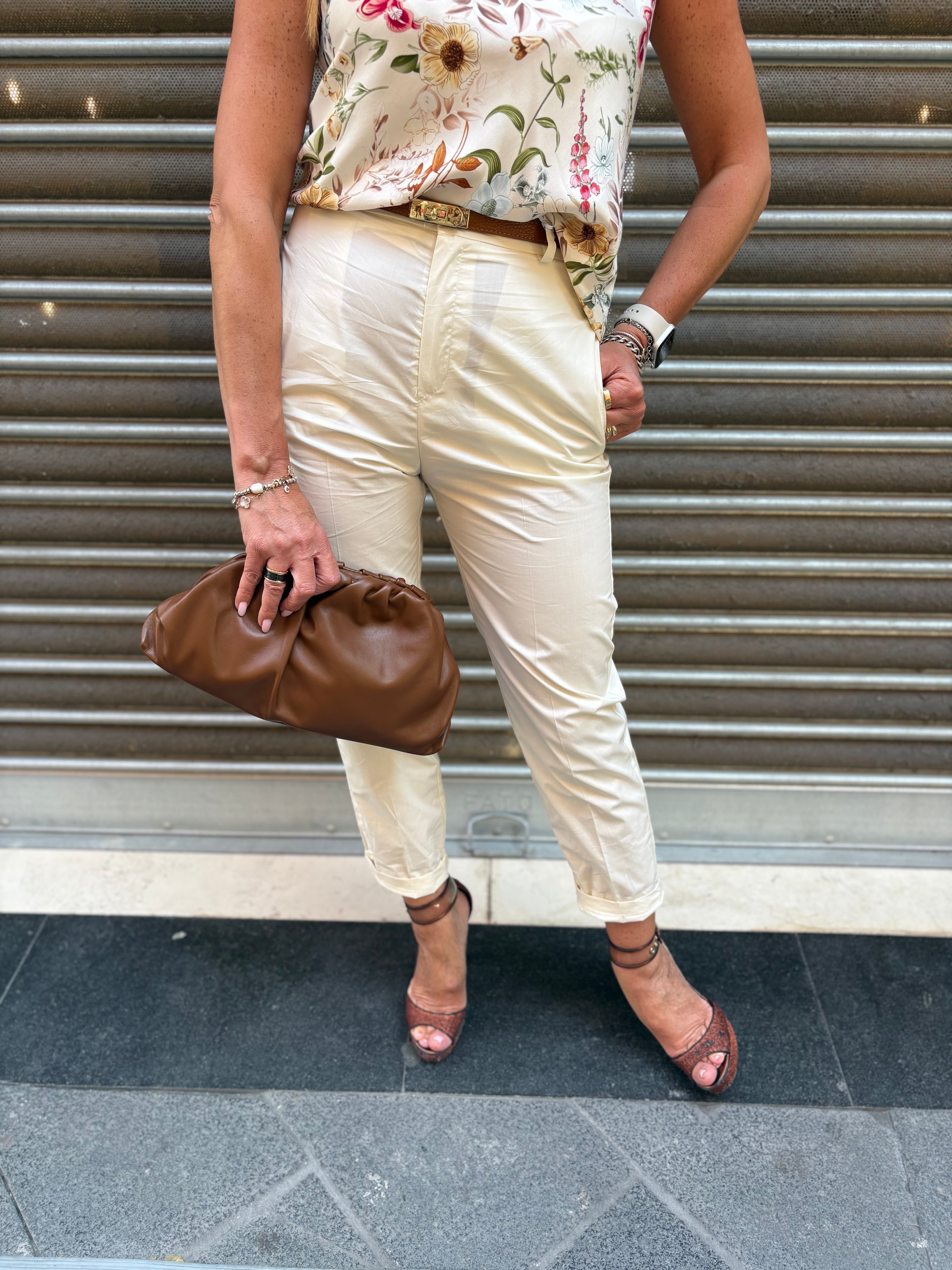 Pantalone in cotone con elastico sul retro Imperial