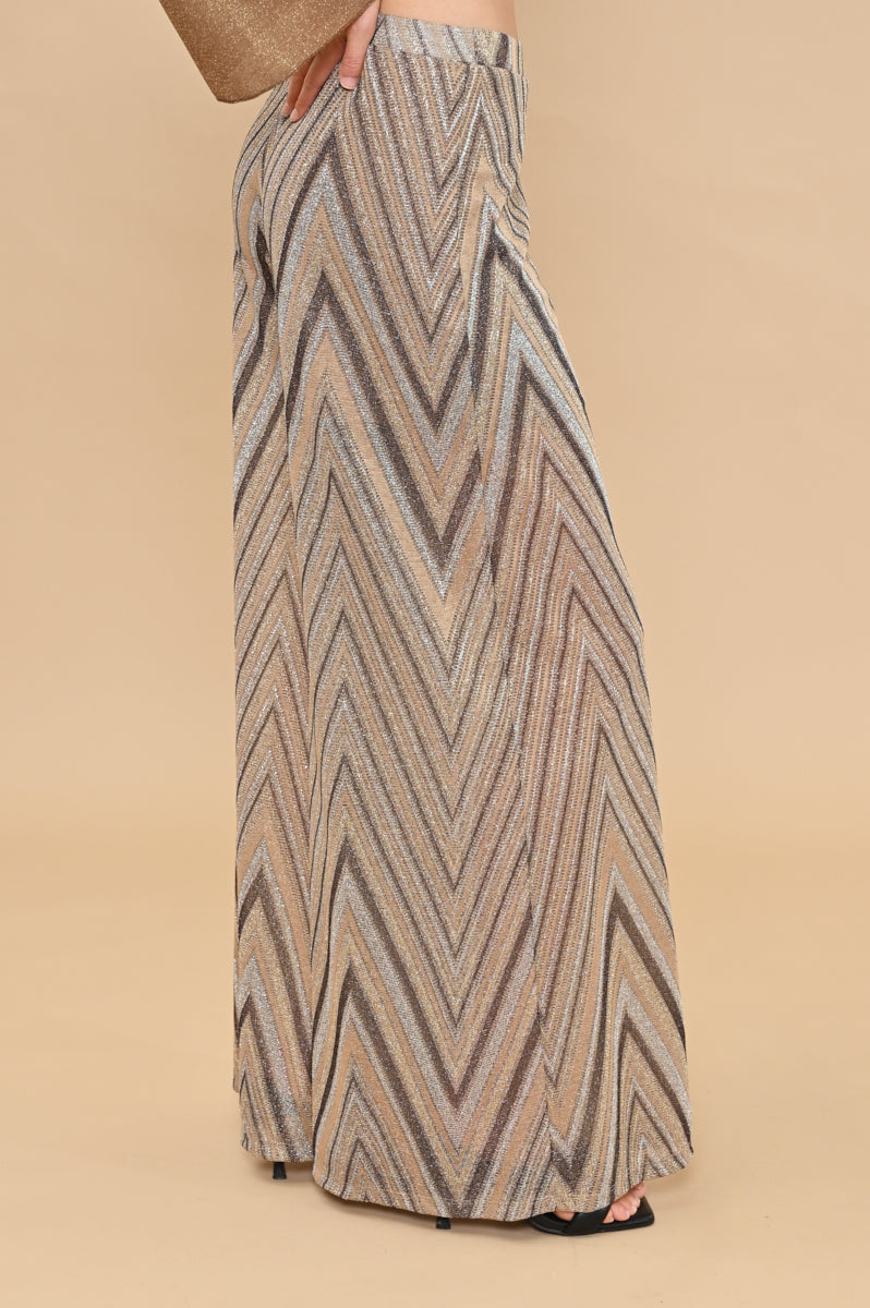 Pantalone fantasia geometrica Kaos Jeans