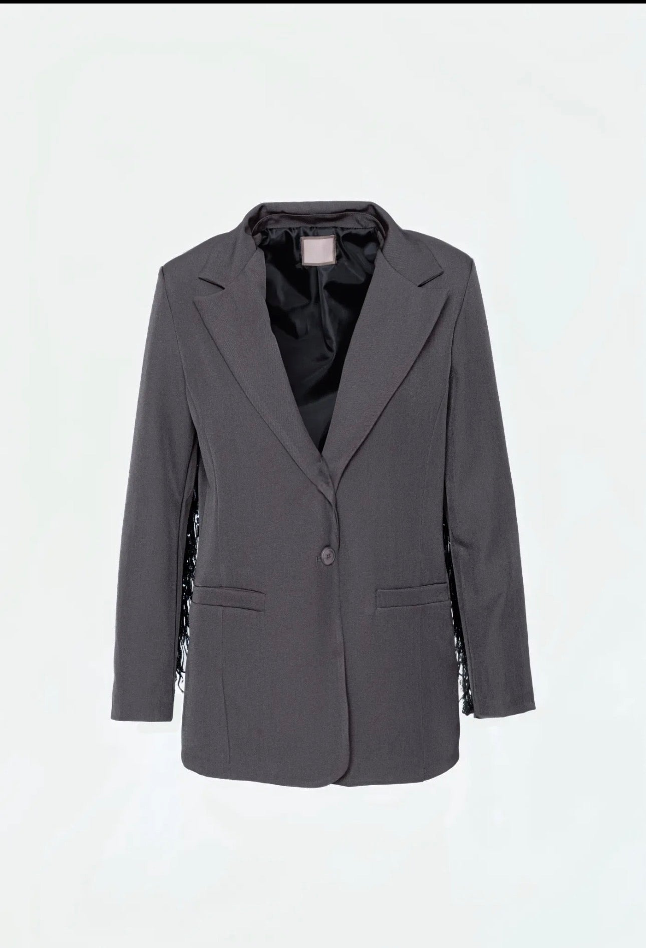 Giacca con frange e paillettas sul retro Emisphere