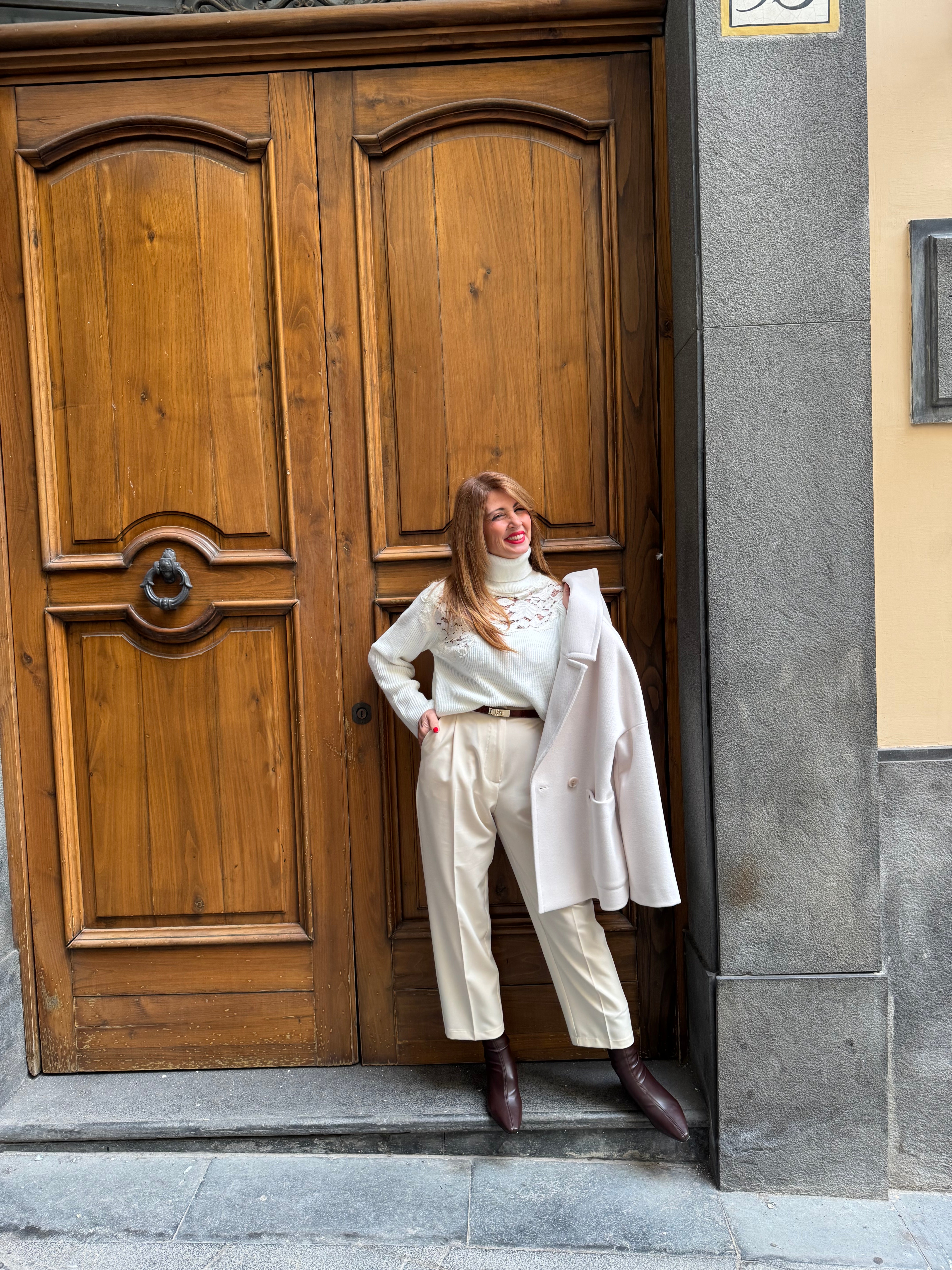 Cappotto corto doppiopetto Please