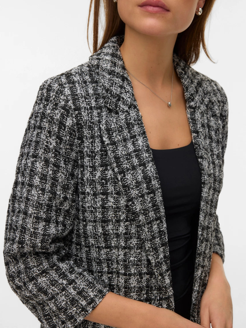 Blazer pied de poule Vero Moda