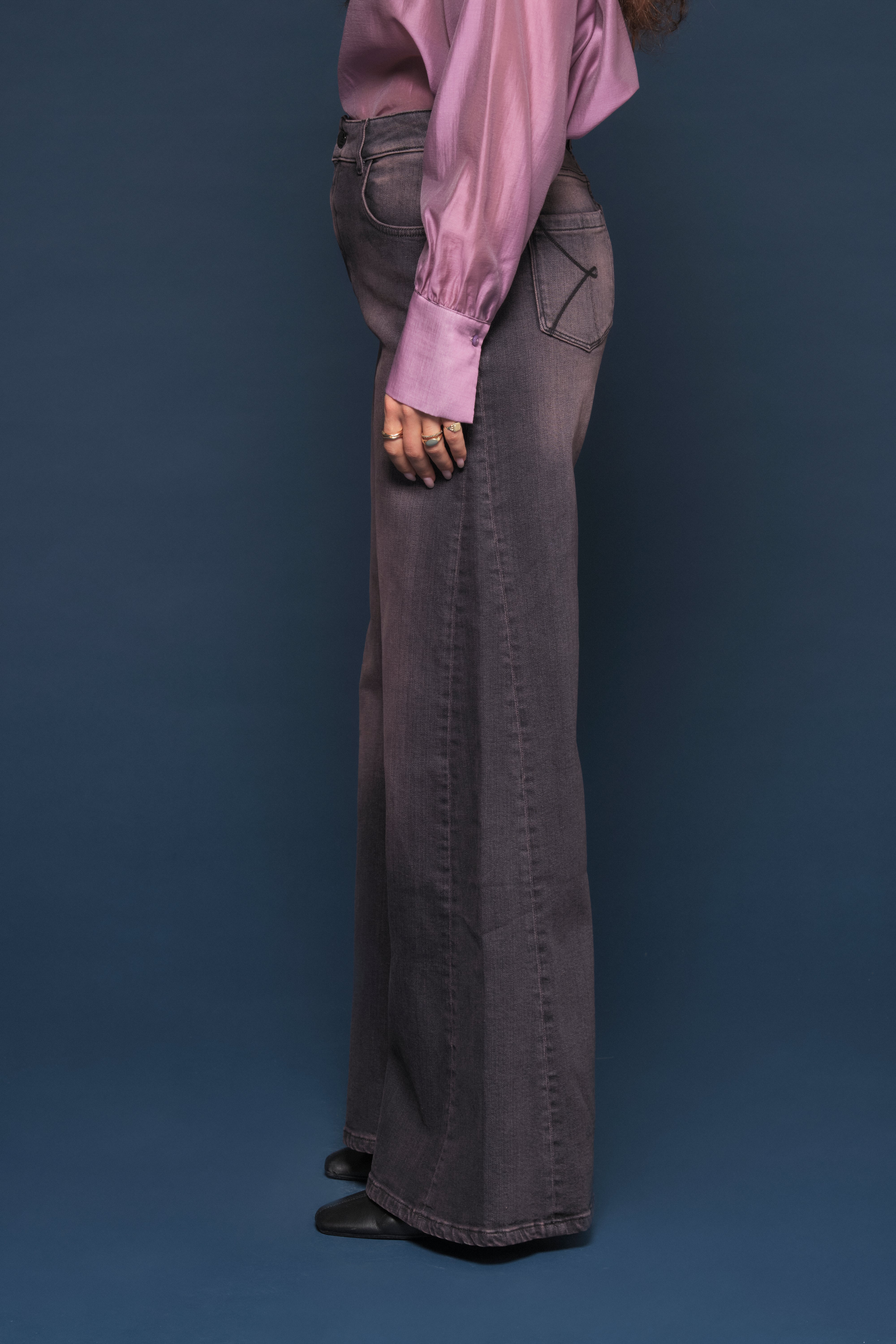 Jeans wide leg Kaos Denim