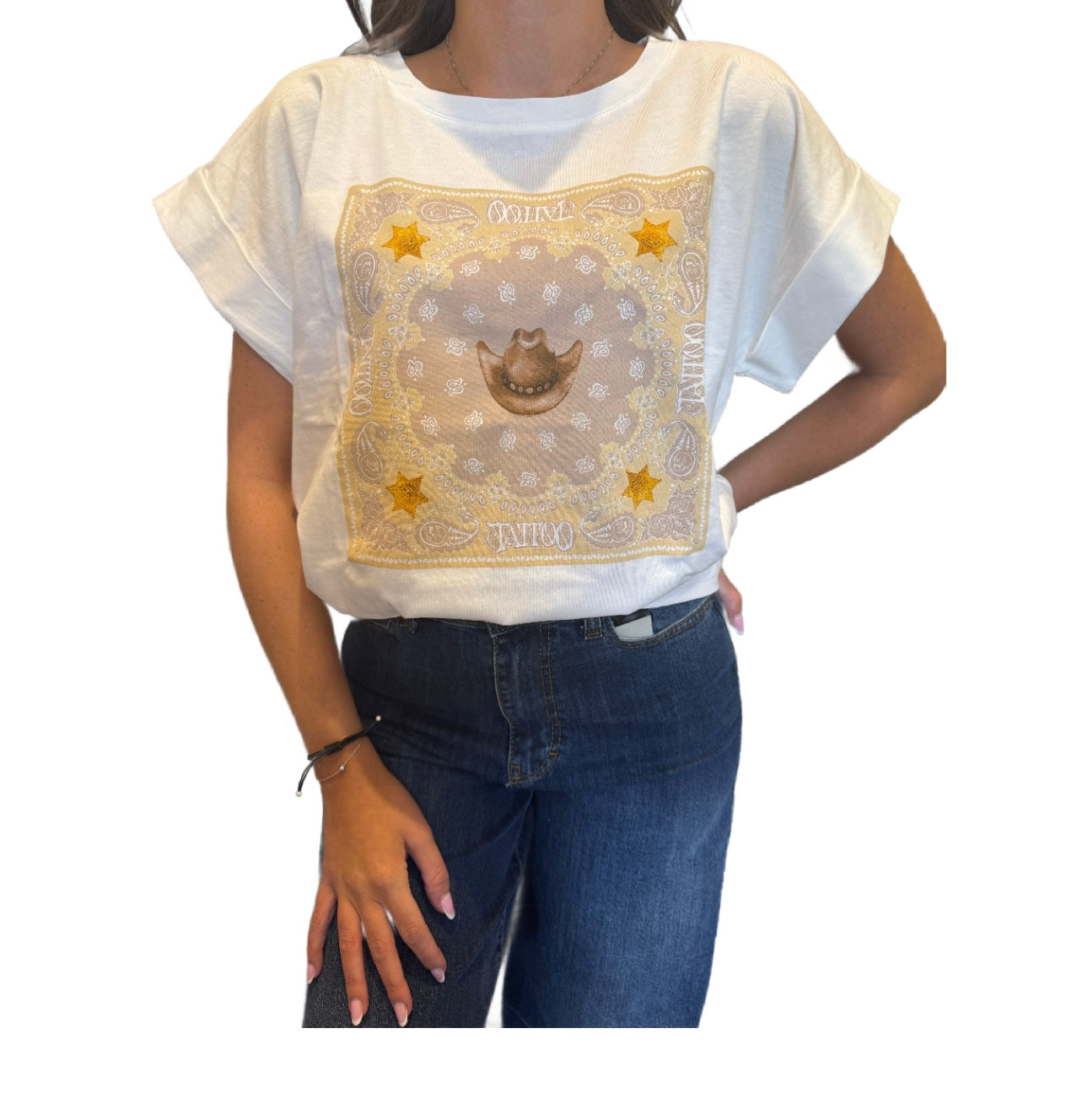 T-shirt con stampe Emisphere