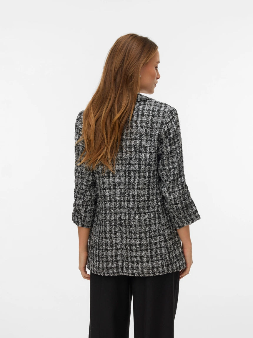 Blazer pied de poule Vero Moda