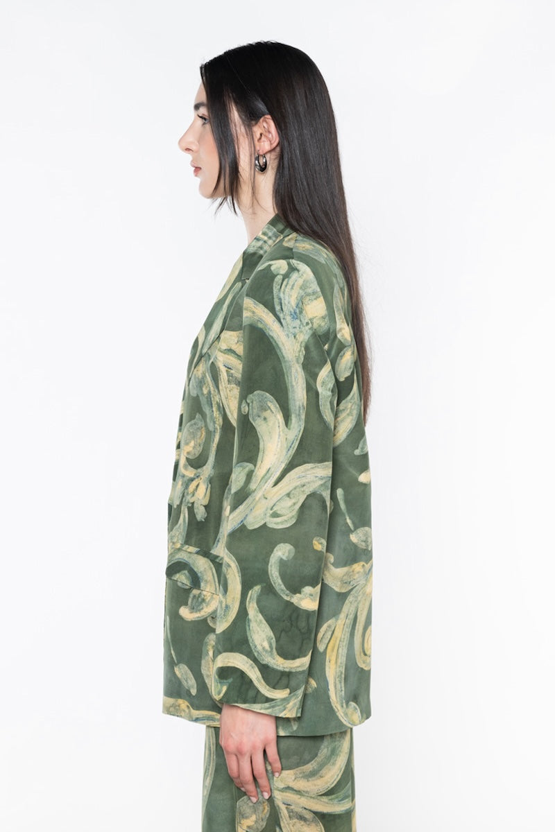 Giacca stampata monopetto Kaos Donna