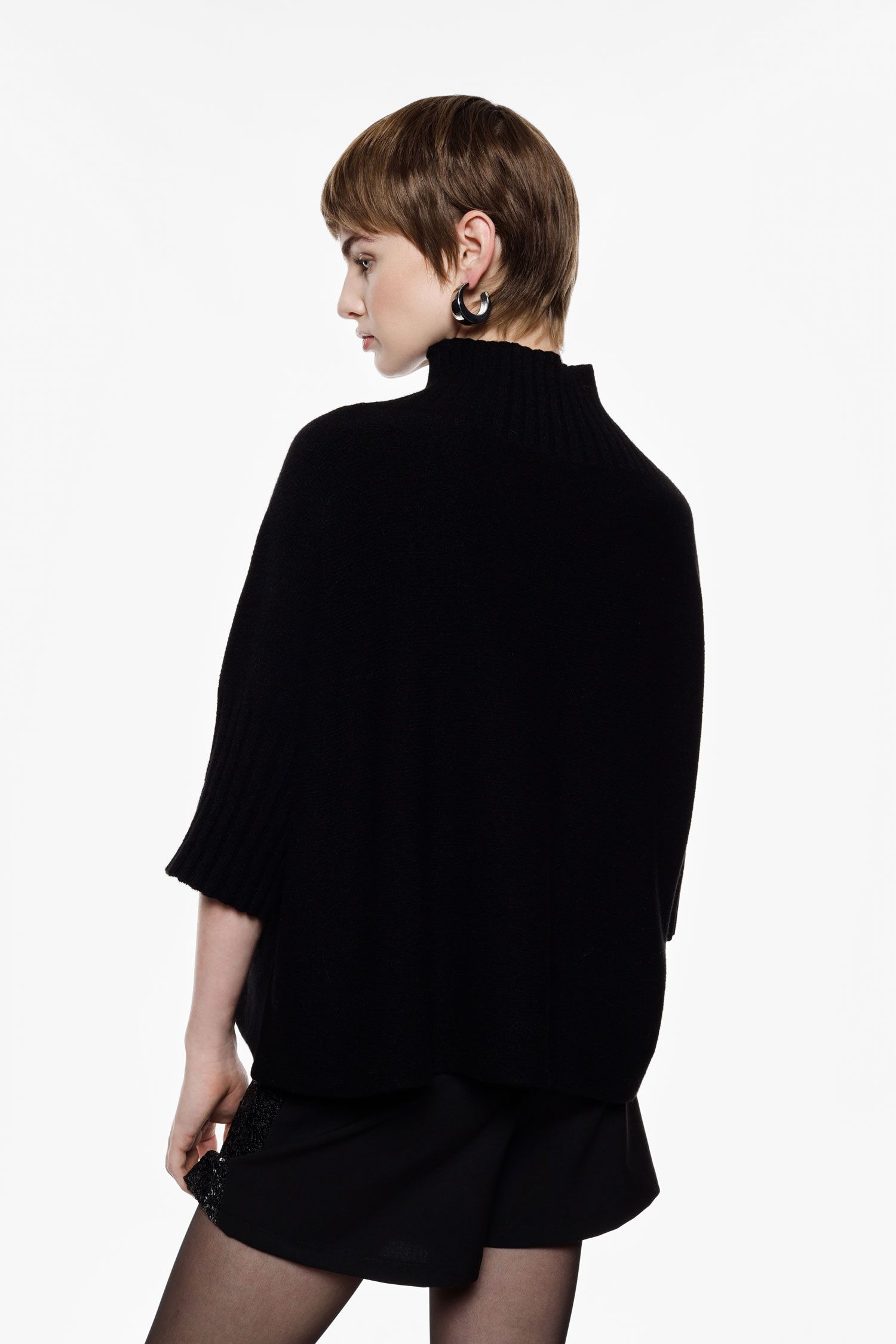 Maglione turtleneck maniche a mezzo braccio Imperial