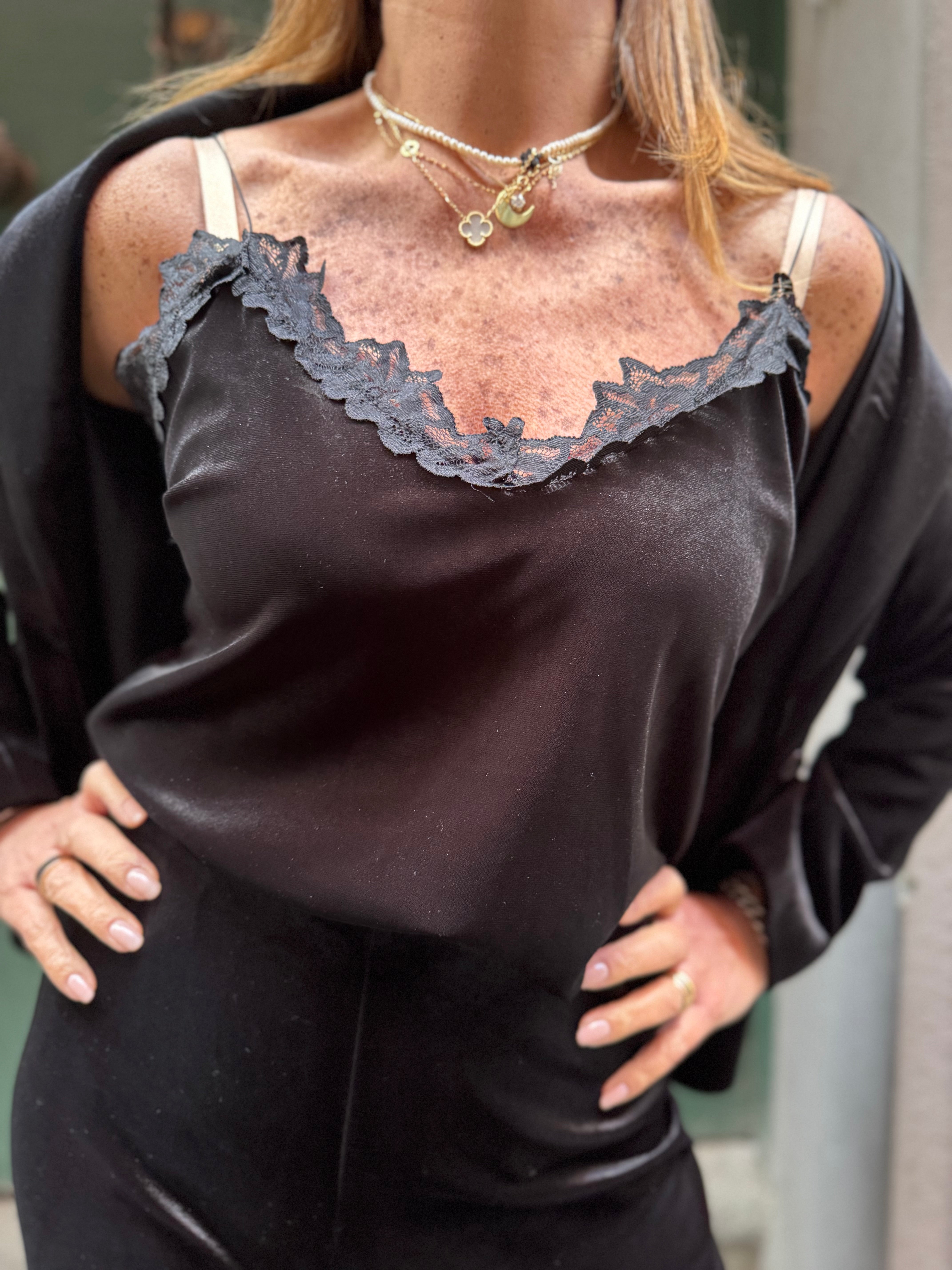 Top in velluto Brizzi
