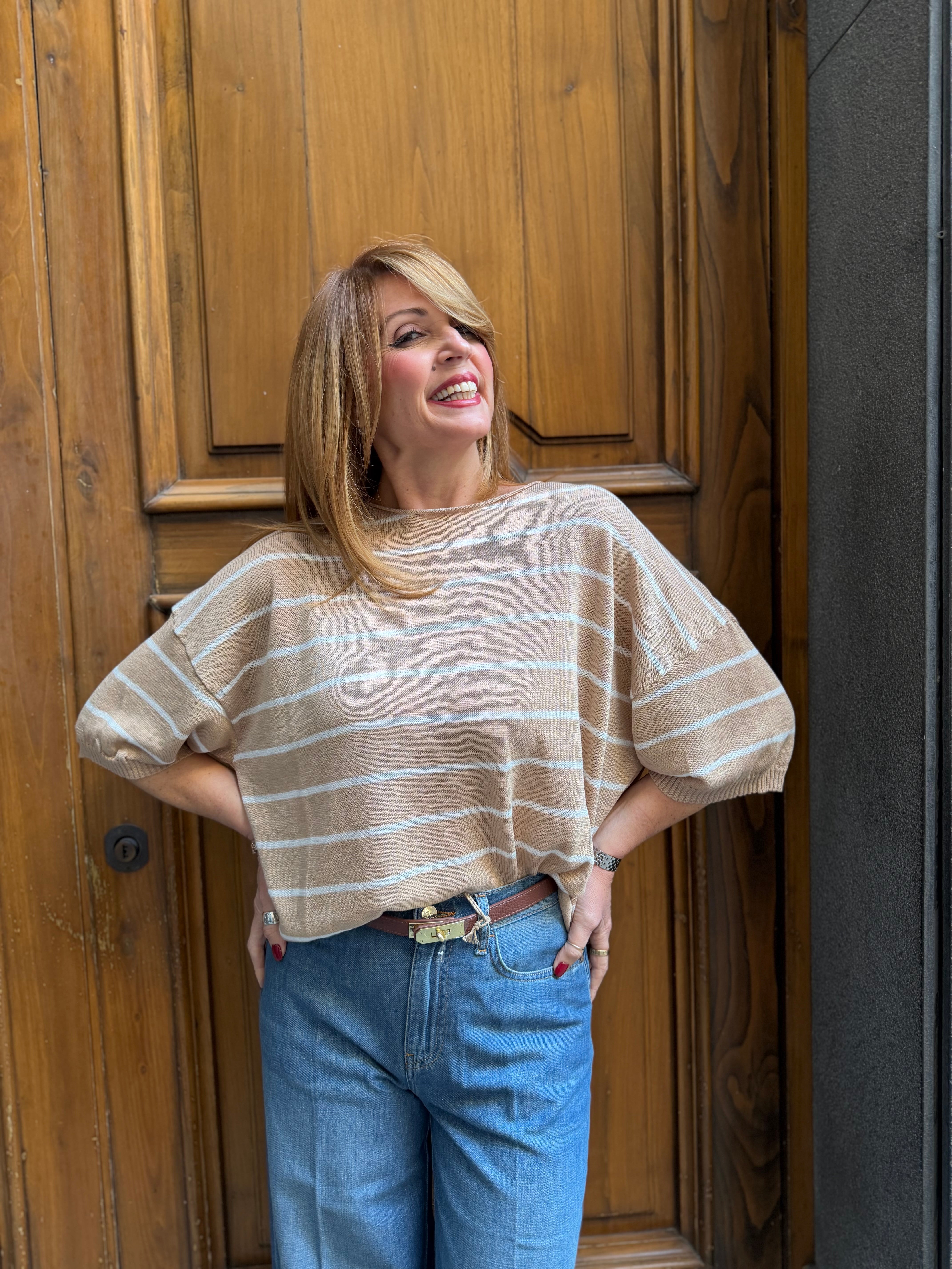 Maglia in filo girocollo Kaos Donna