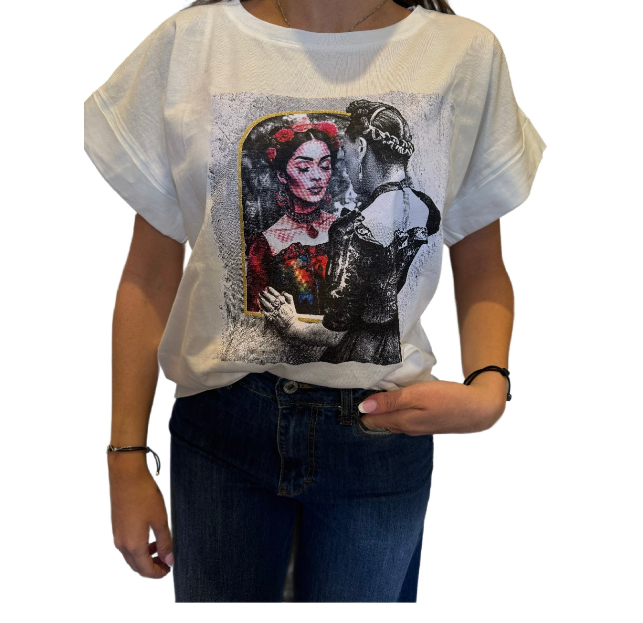 T-shirt con stampe Emisphere