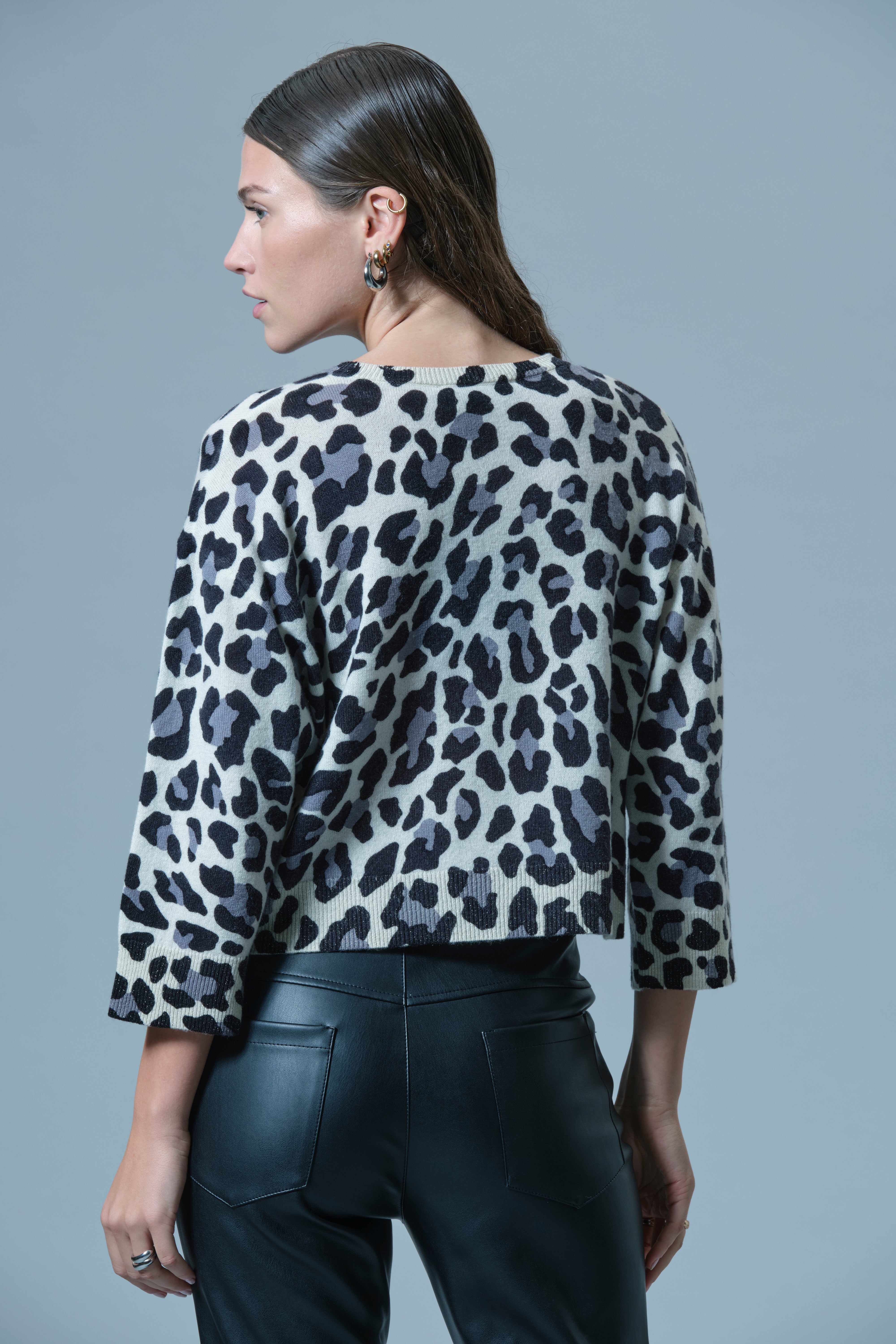 Maglia Leopardata in Maglia Jacquard Icona