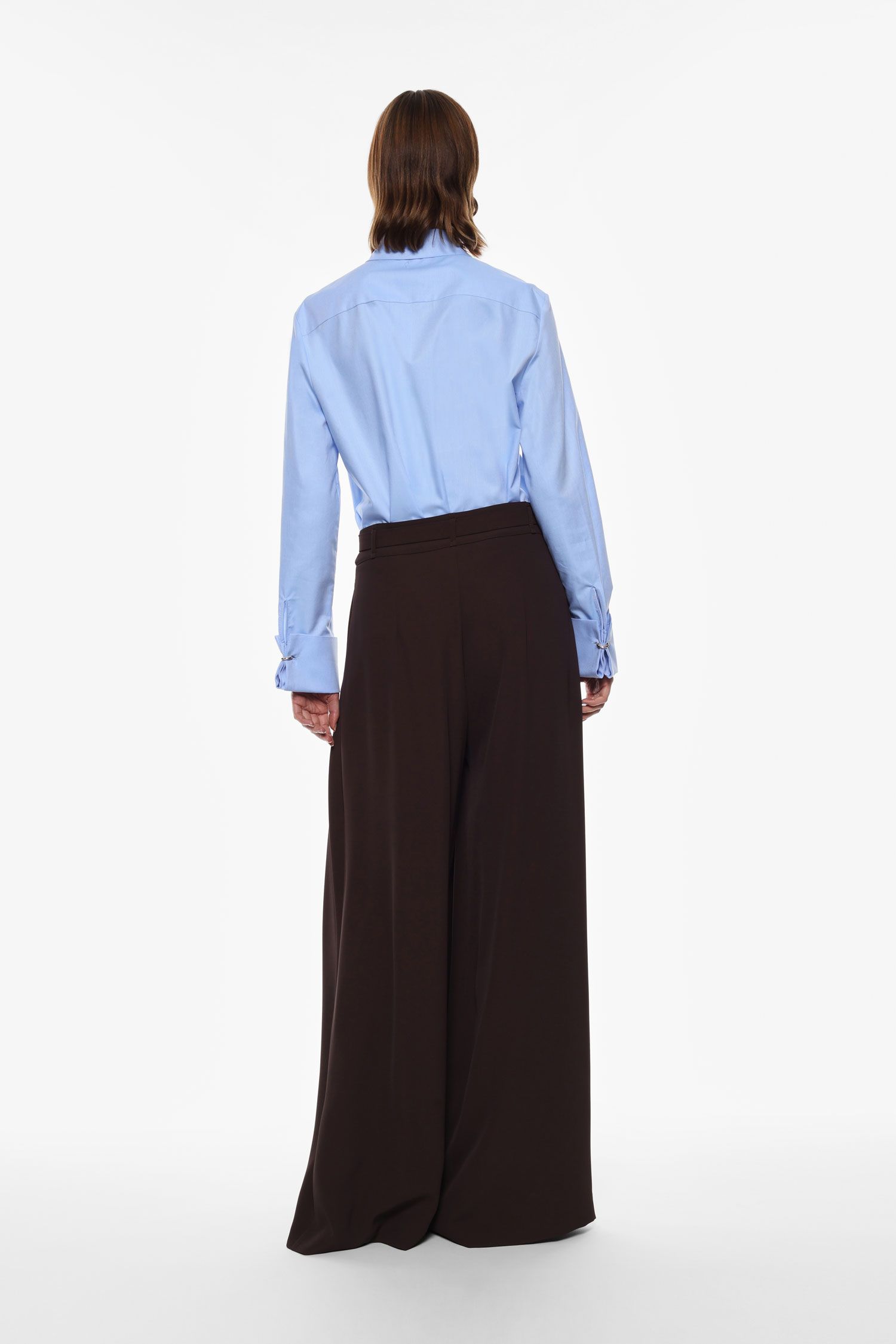 Pantaloni ampi a vita alta Imperial