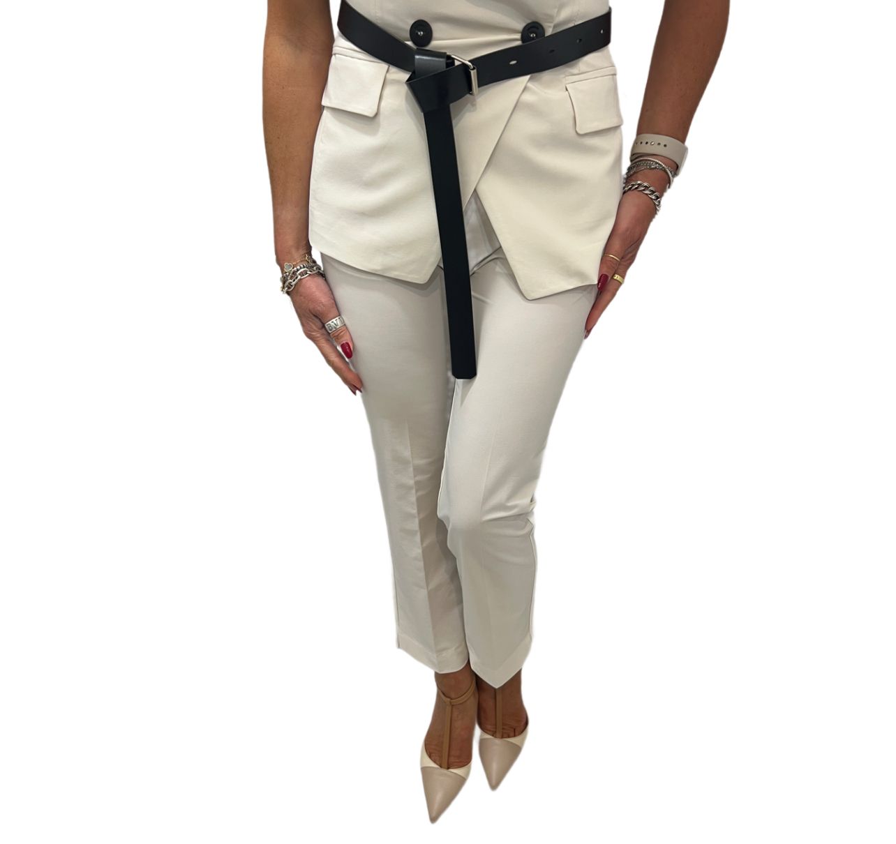 Tailleur con giacca scollata Imperial