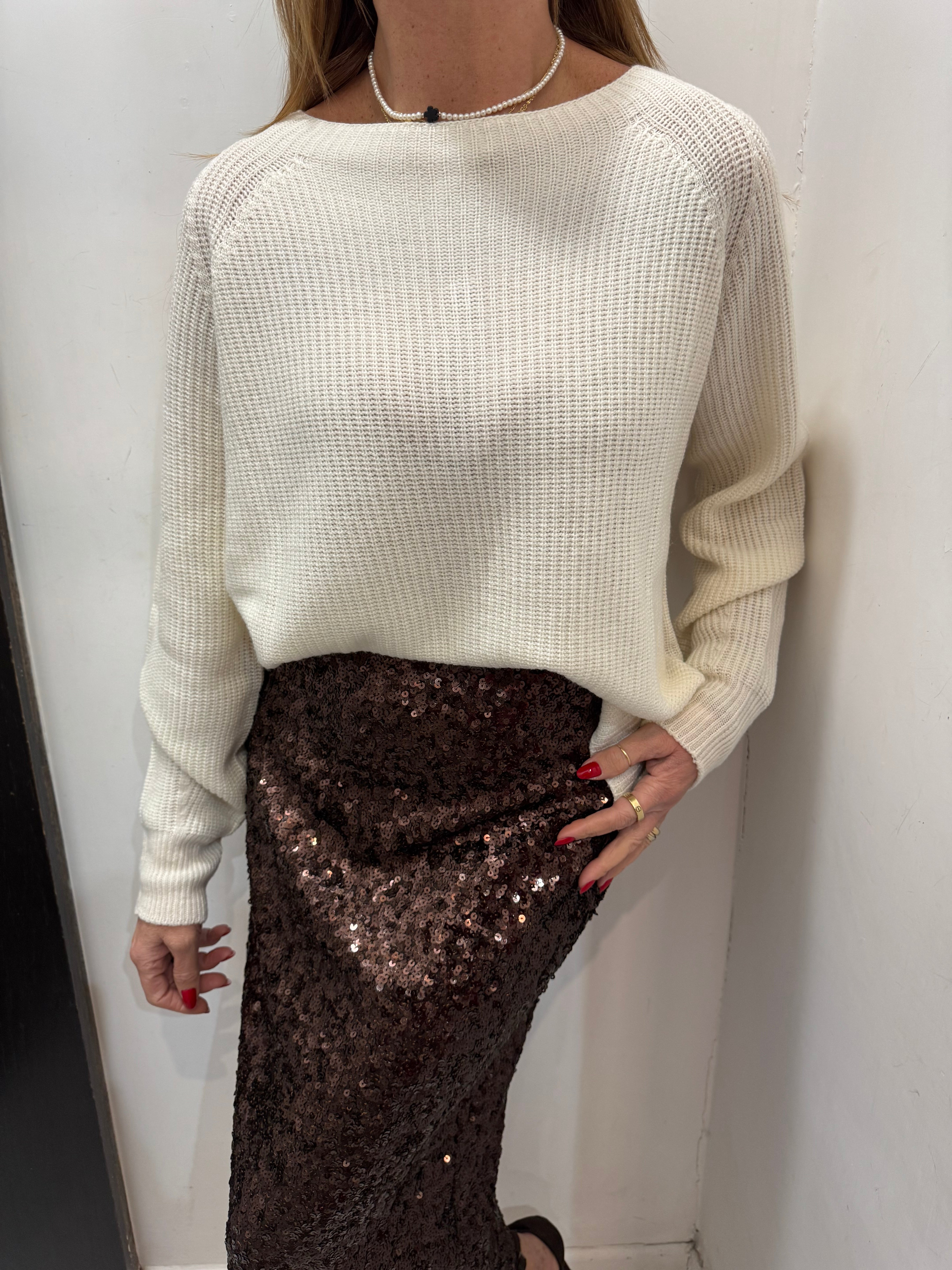 Maglia cardigan reversibile con bottoni Angela Davis