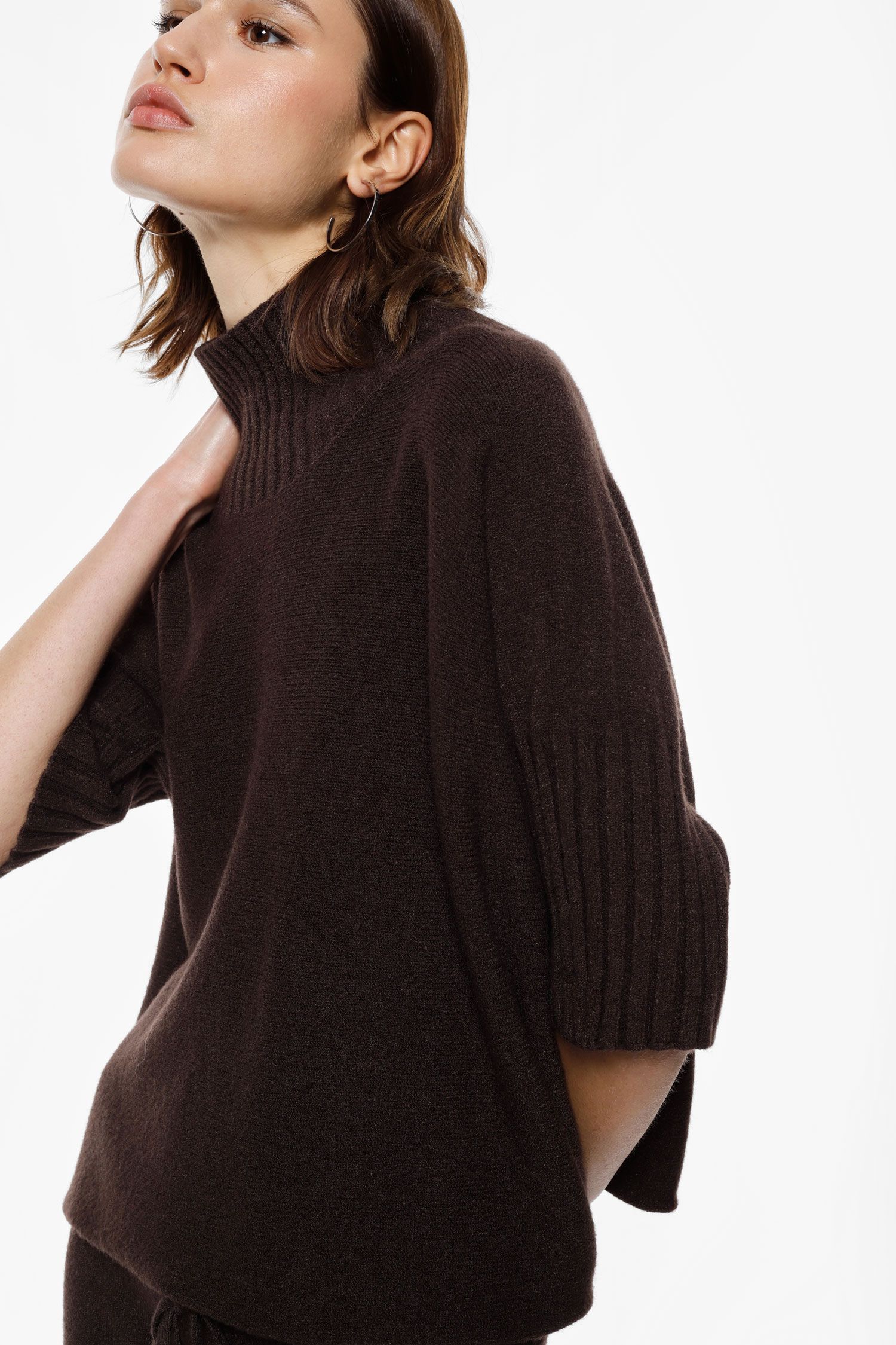 Maglione turtleneck maniche a mezzo braccio Imperial