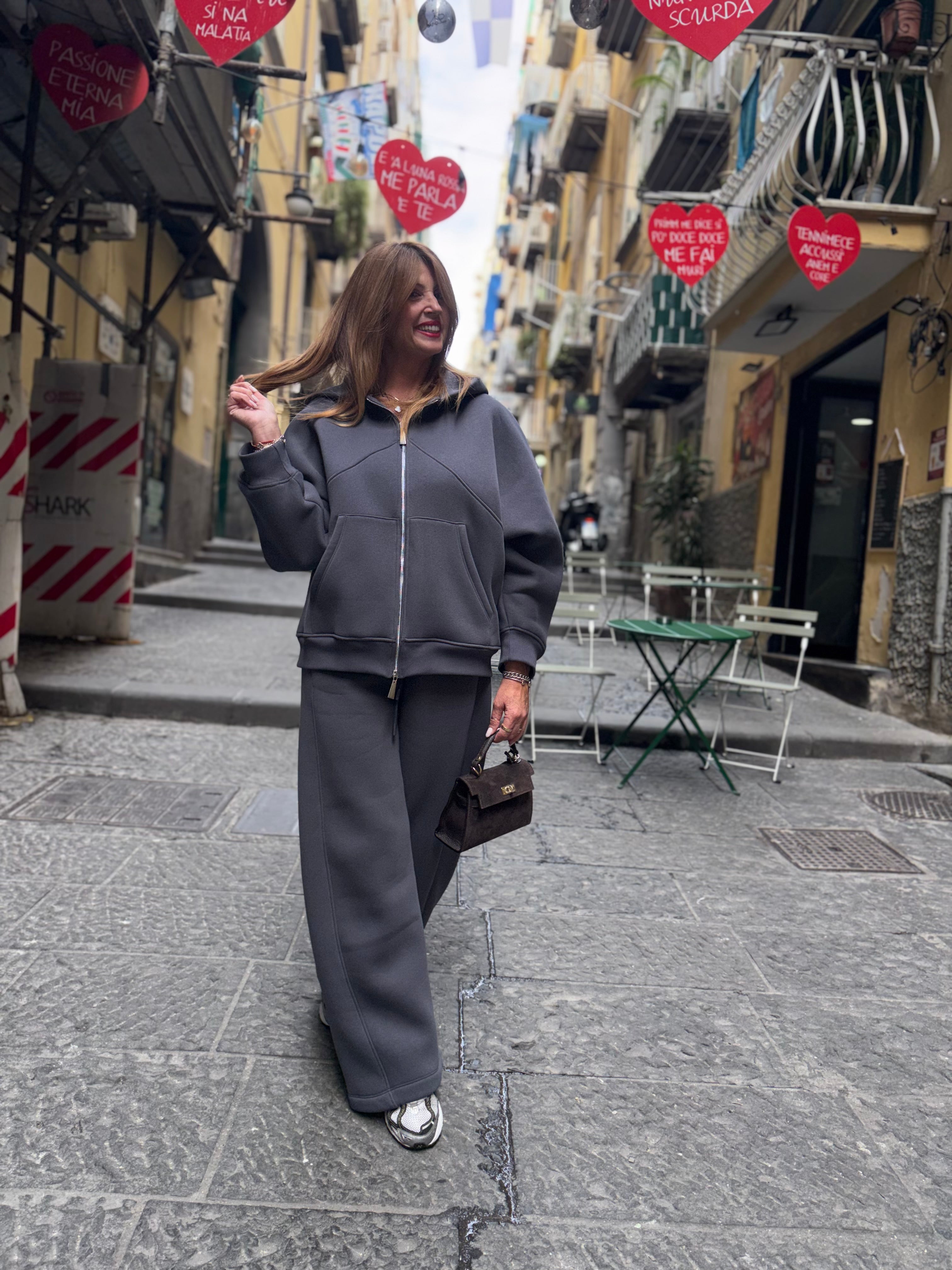 Felpa con zip Imperial