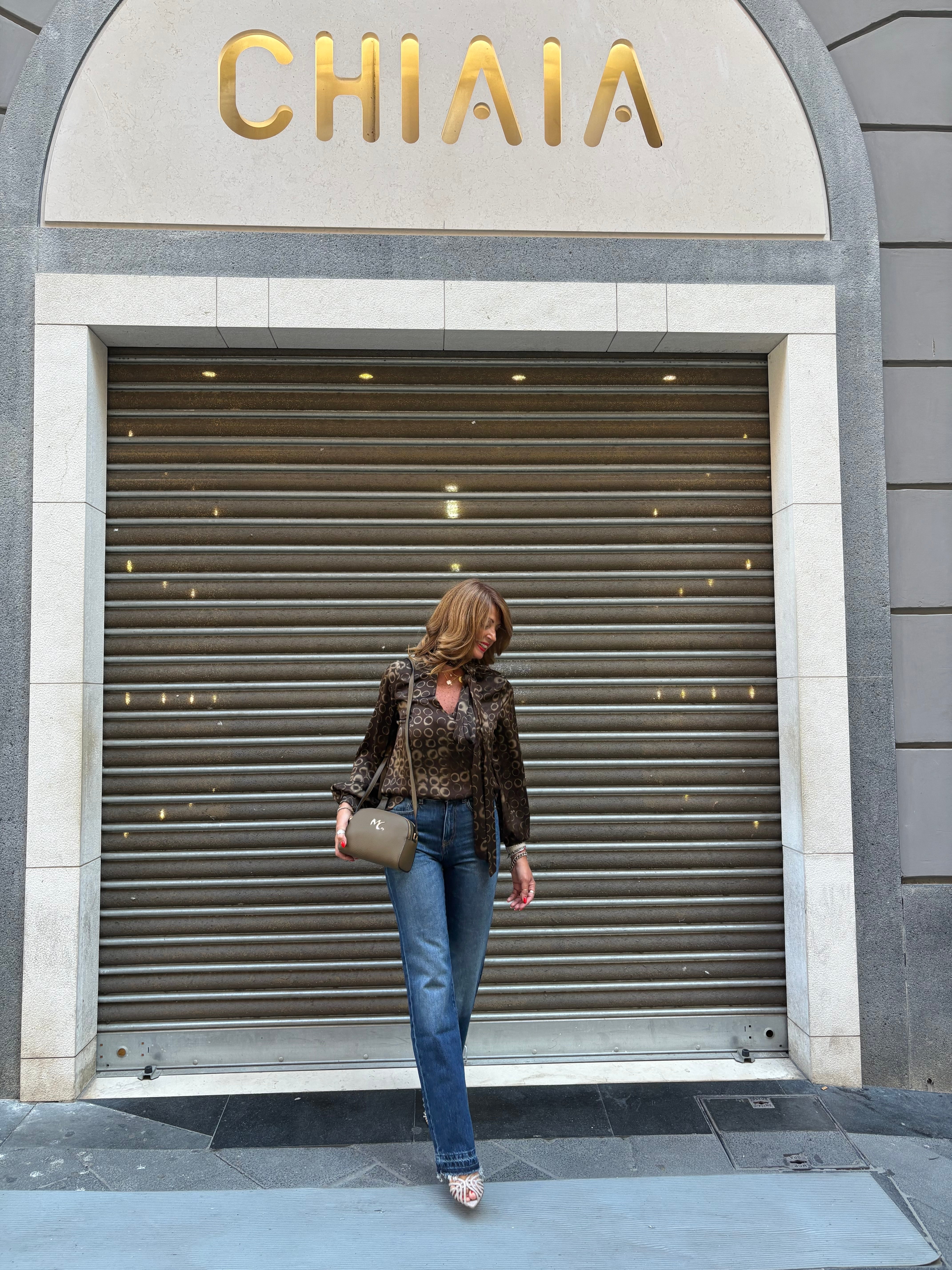 Jeans Straight Fit con Orlo a Taglio Vivo Manila Grace