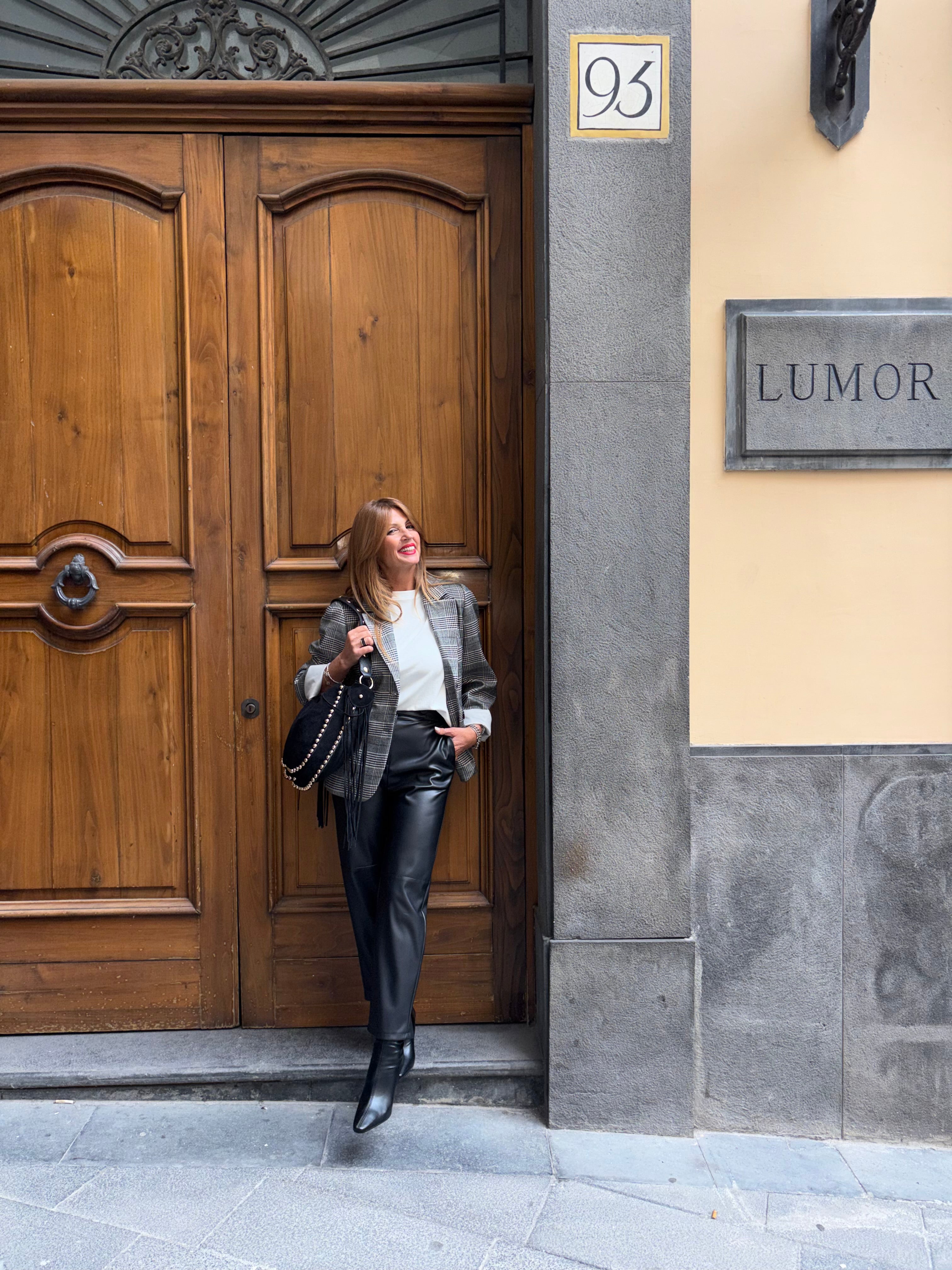 Blazer a motivo check con chiusura bottoni Imperial