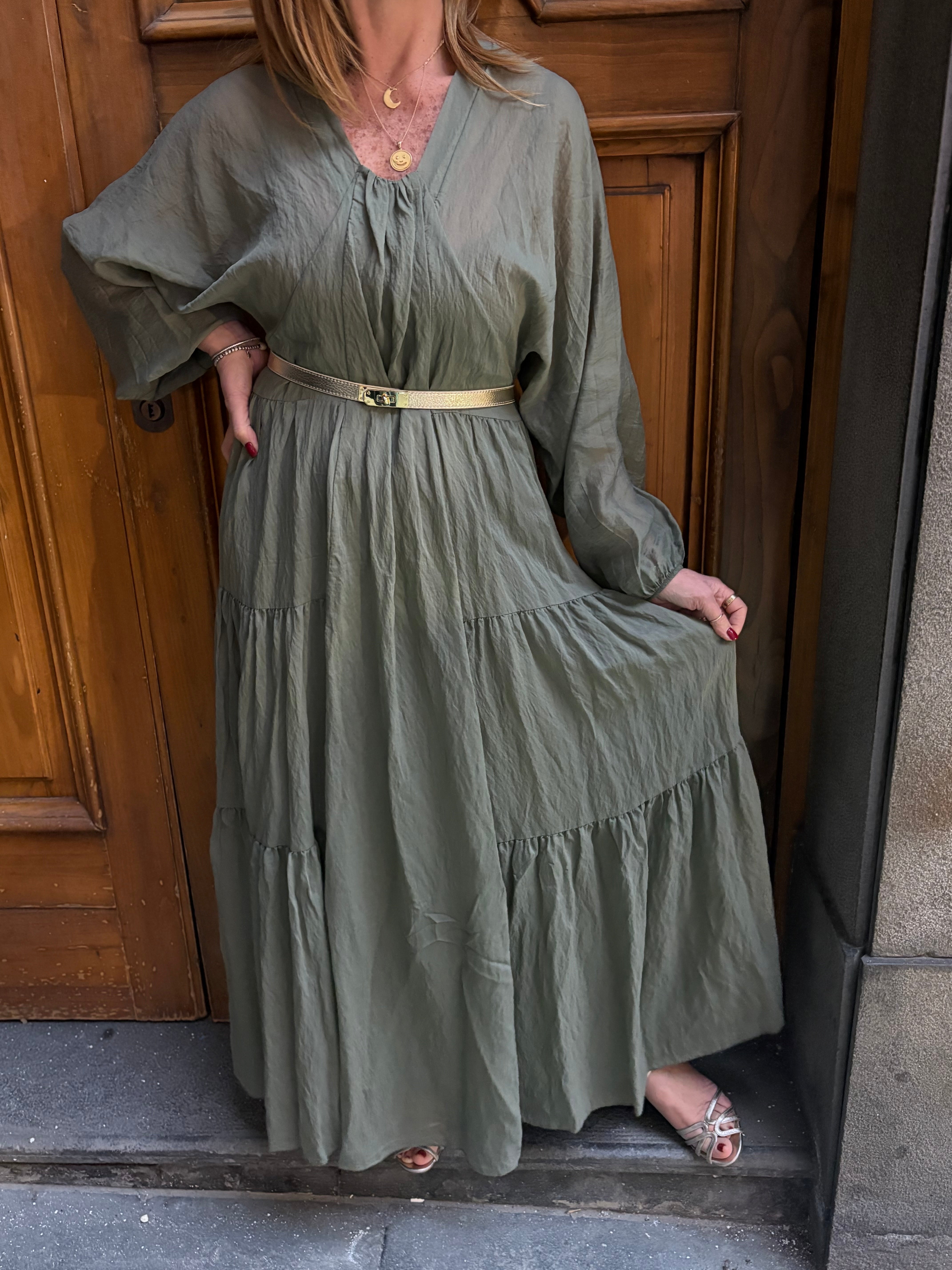 Abito con balze Manila Grace