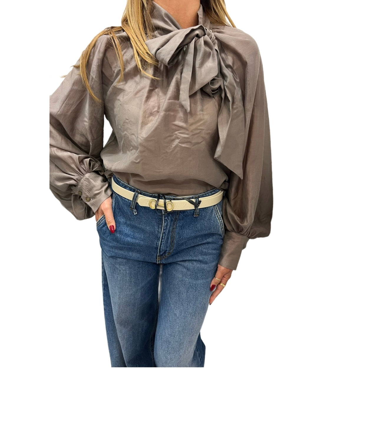Camicia con fiocco Brizzi