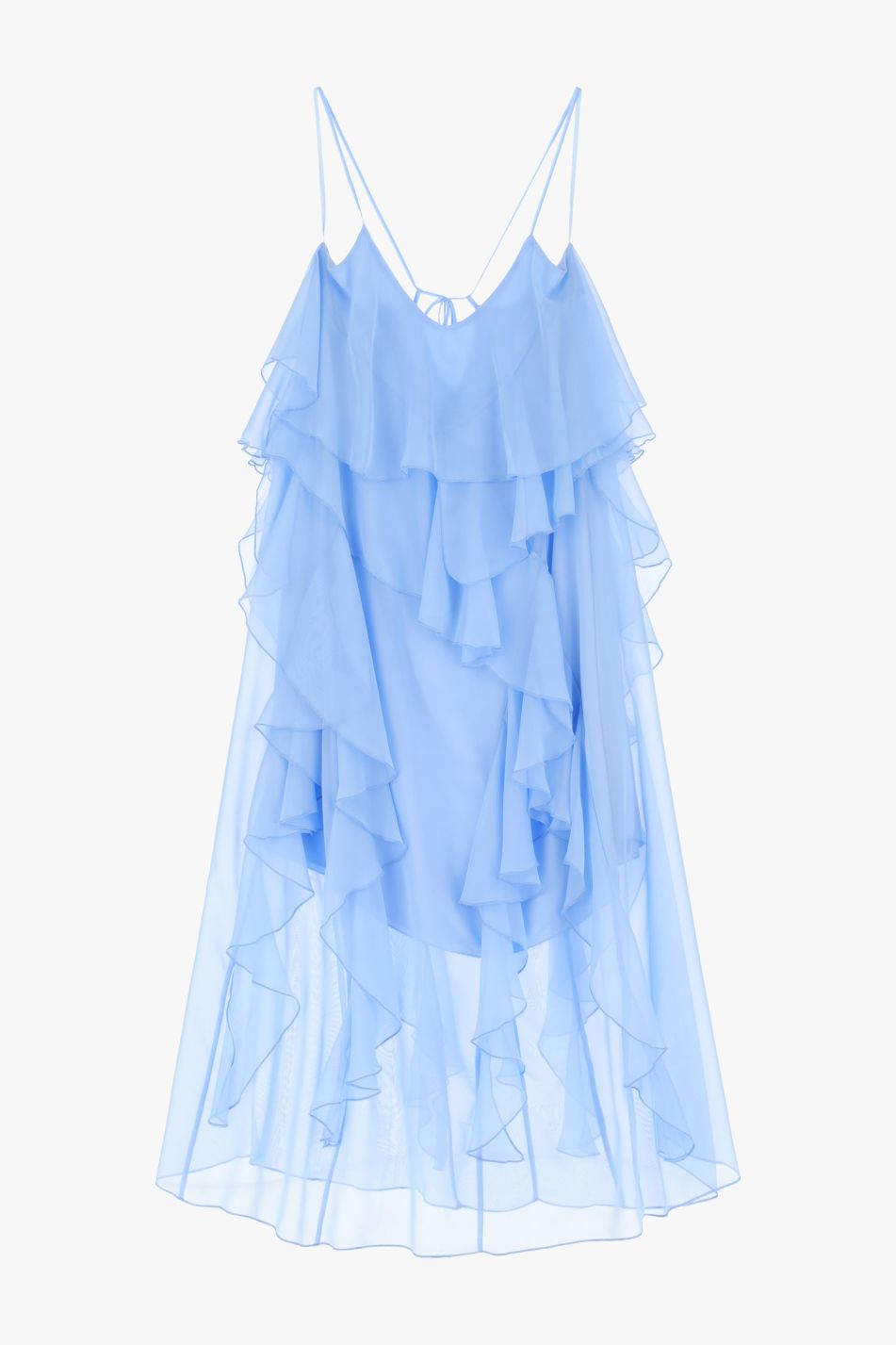 Vestito a strati con spalline sottili Imperial