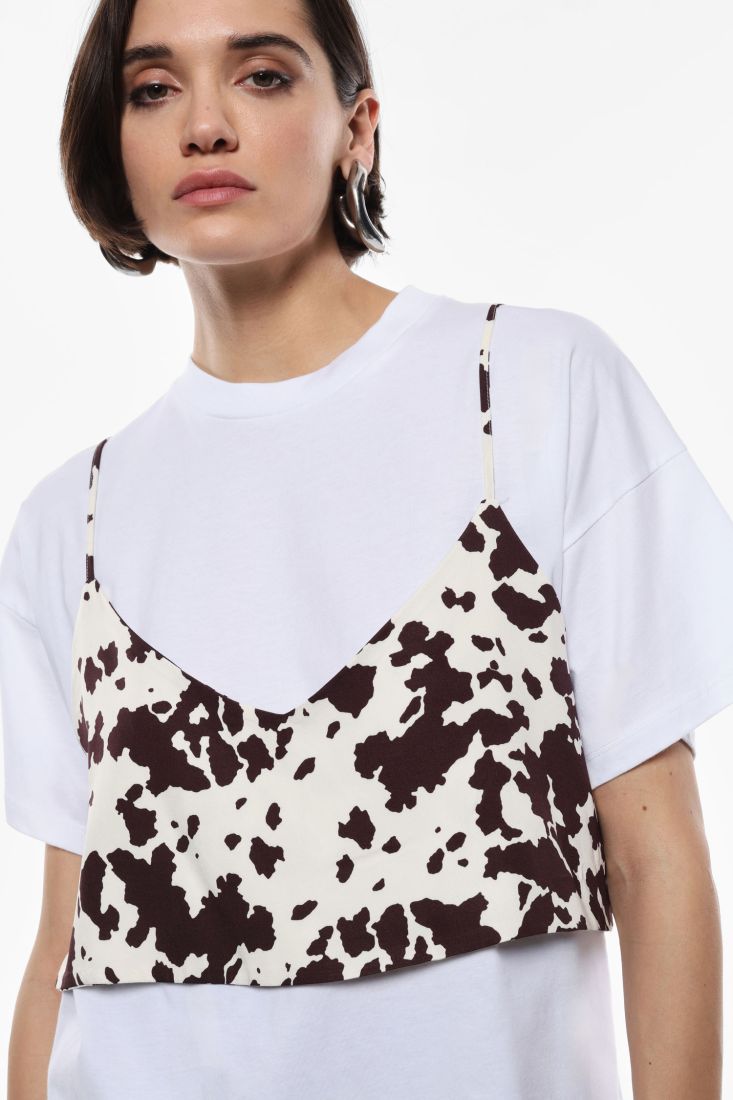 T-shirt stampata con maniche corte Imperial
