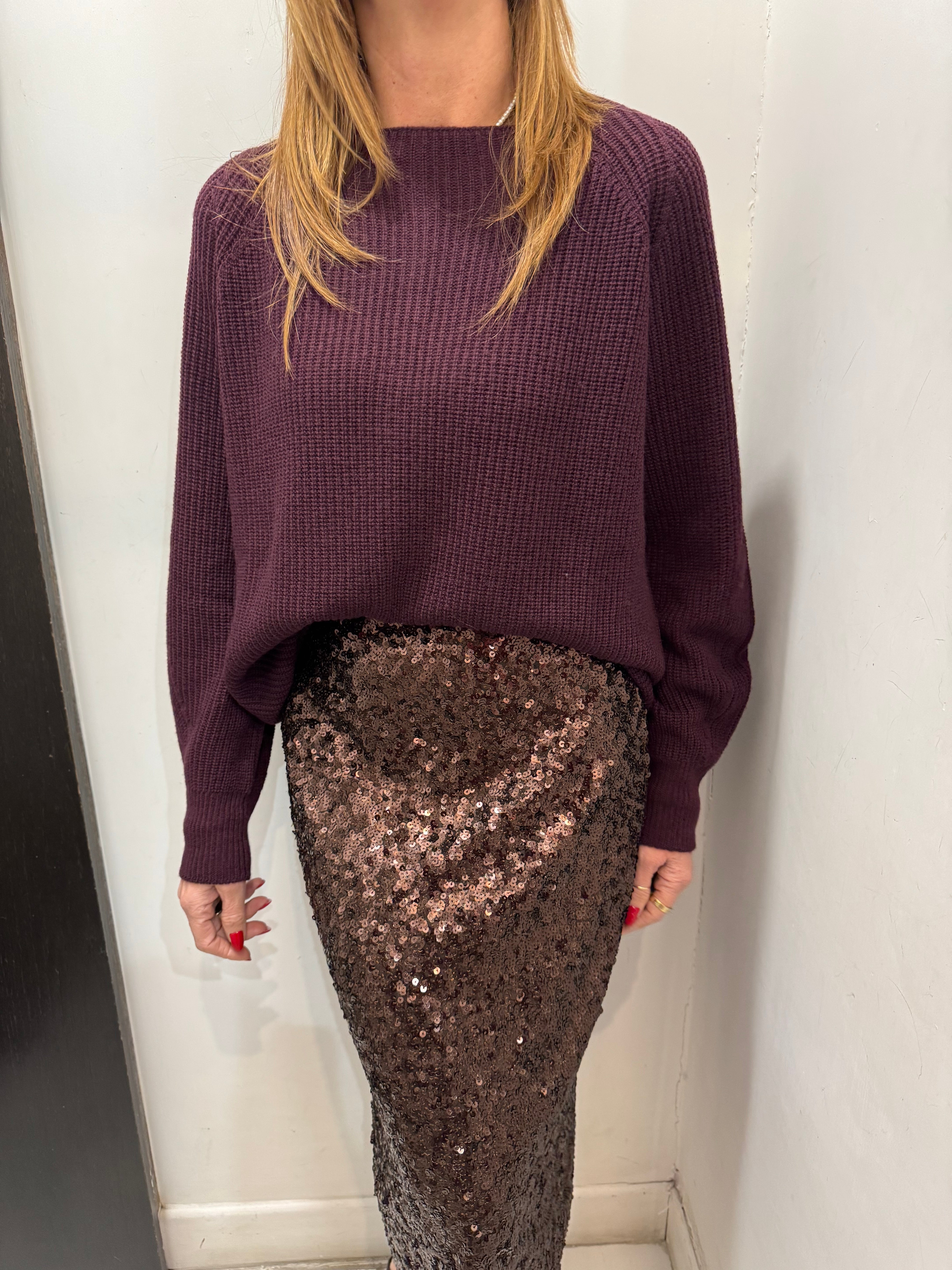 Maglia cardigan reversibile con bottoni Angela Davis