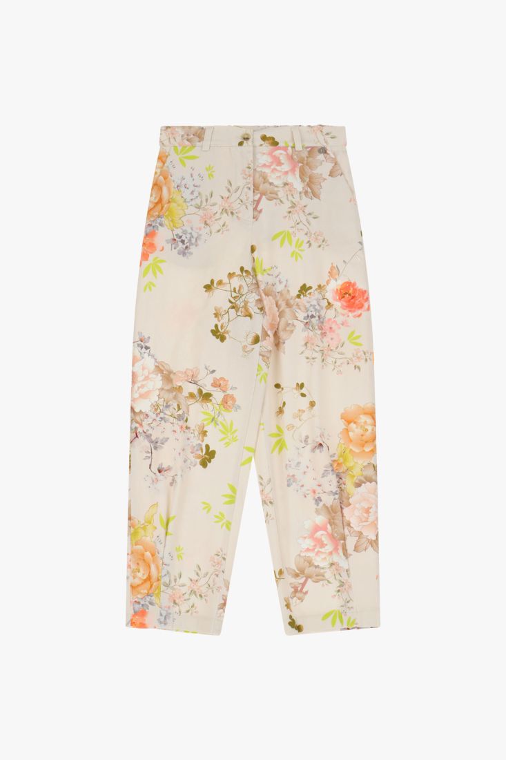 Pantaloni chino stampati floreali Dixie